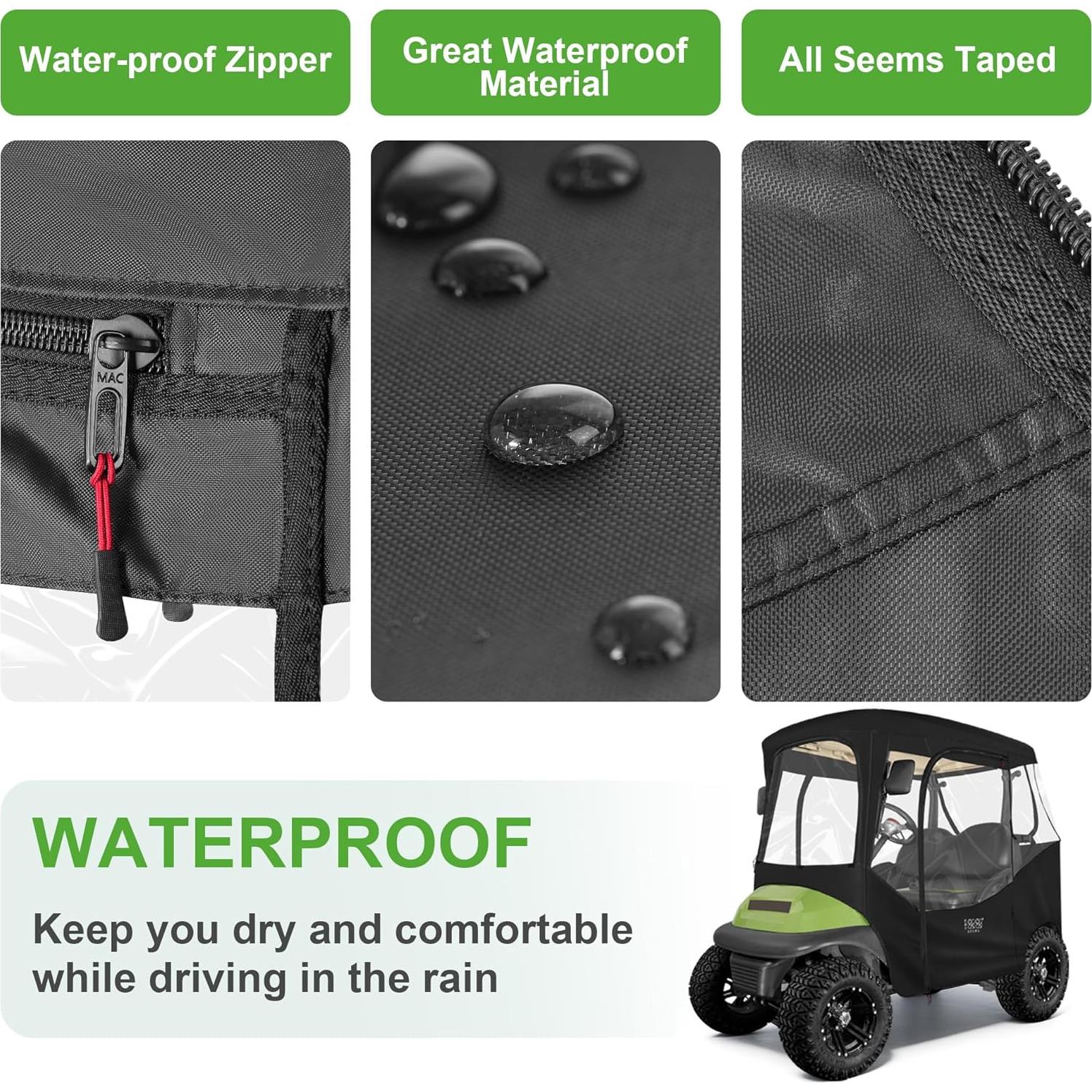 Cubierta Enclosure 10L0L para Carro de Golf 2 Pasajeros