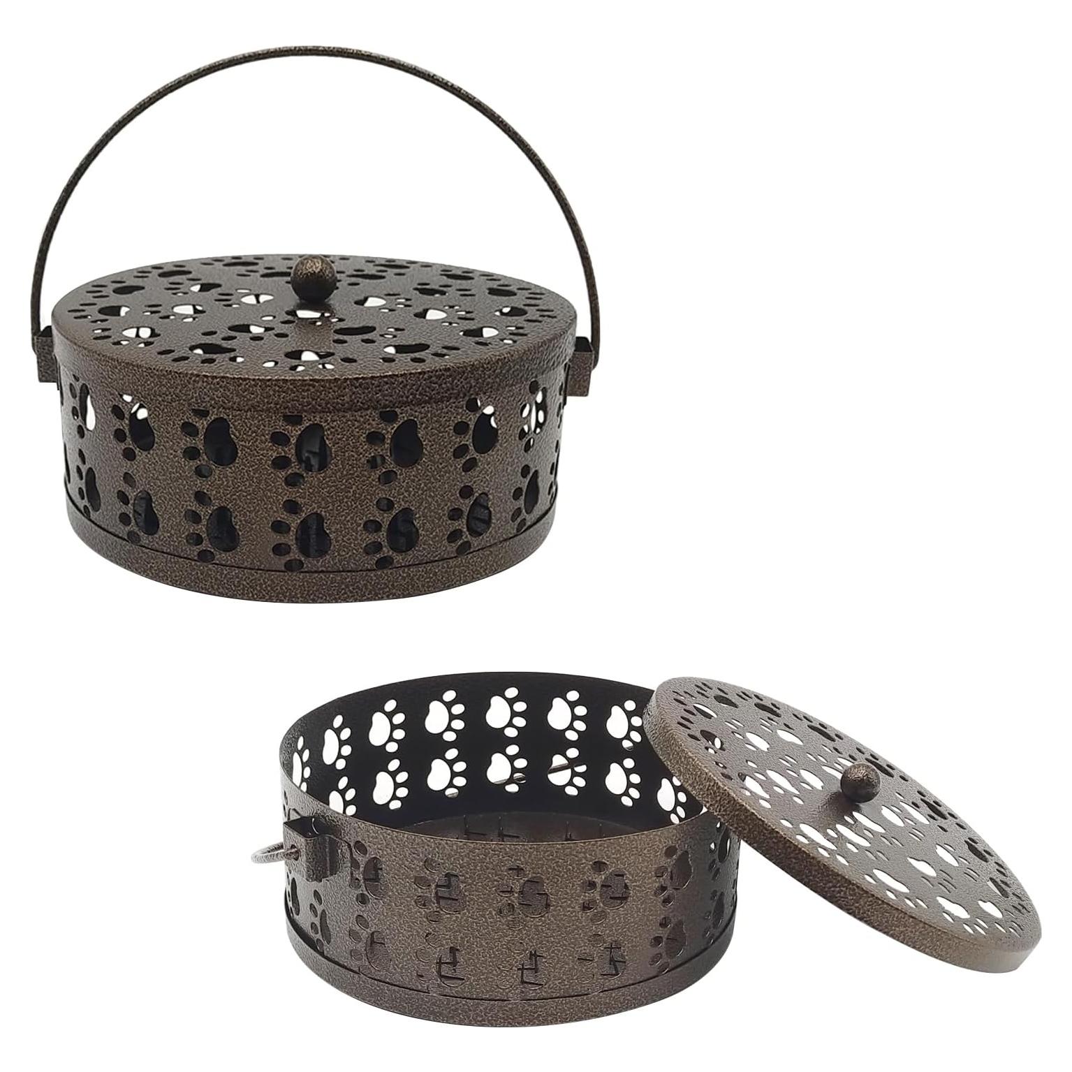 Soporte para Espirales de Mosquitos Itechpanda 2 Pcs Metal