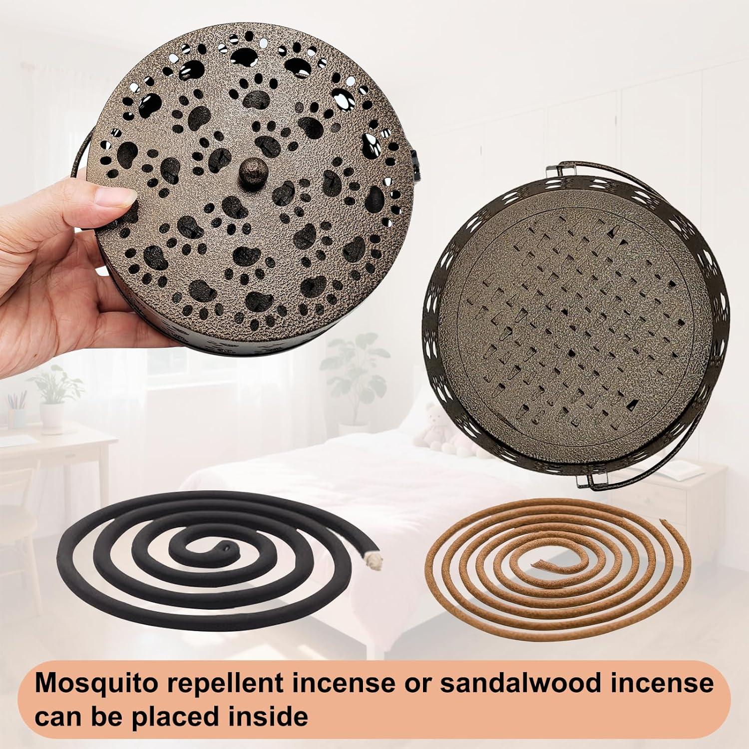 Soporte para Espirales de Mosquitos Itechpanda 2 Pcs Metal