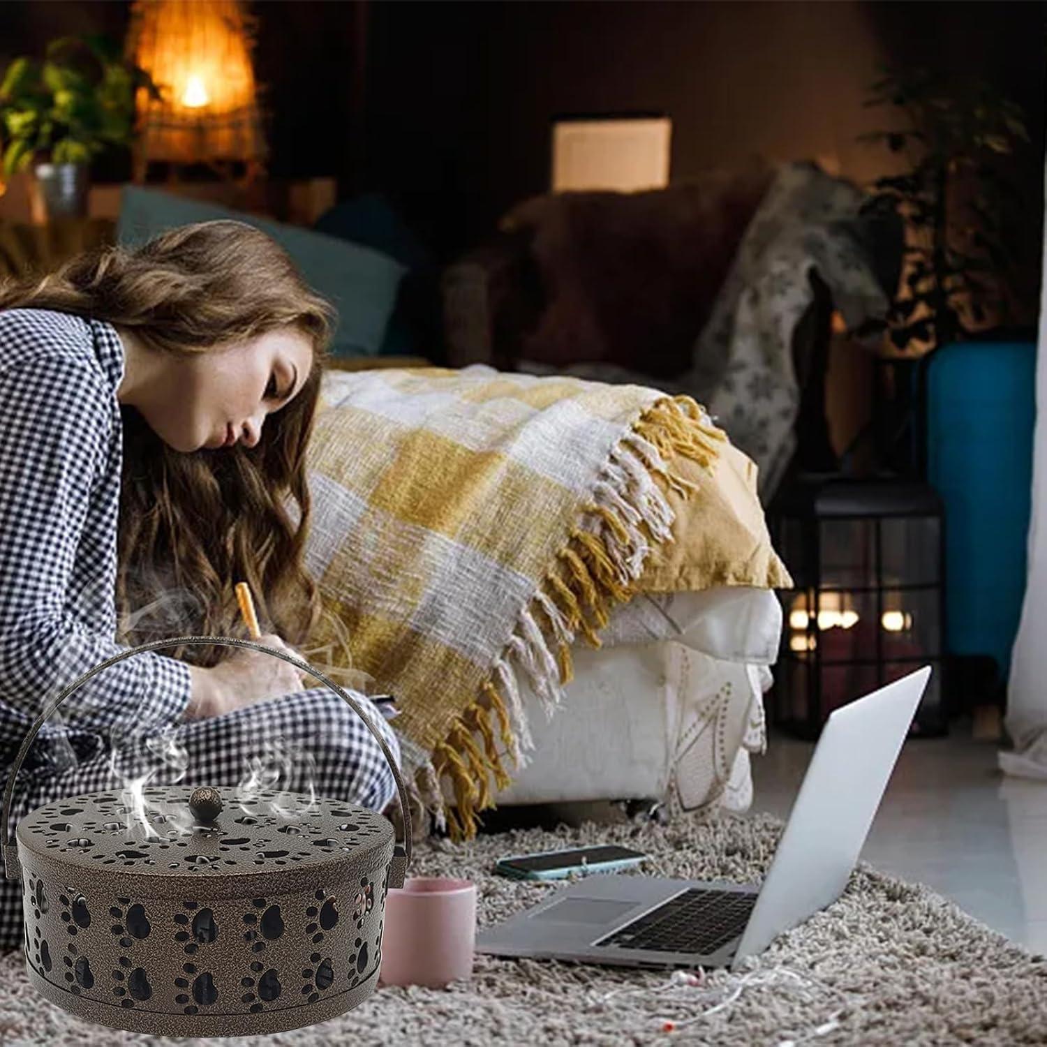 Soporte para Espirales de Mosquitos Itechpanda 2 Pcs Metal