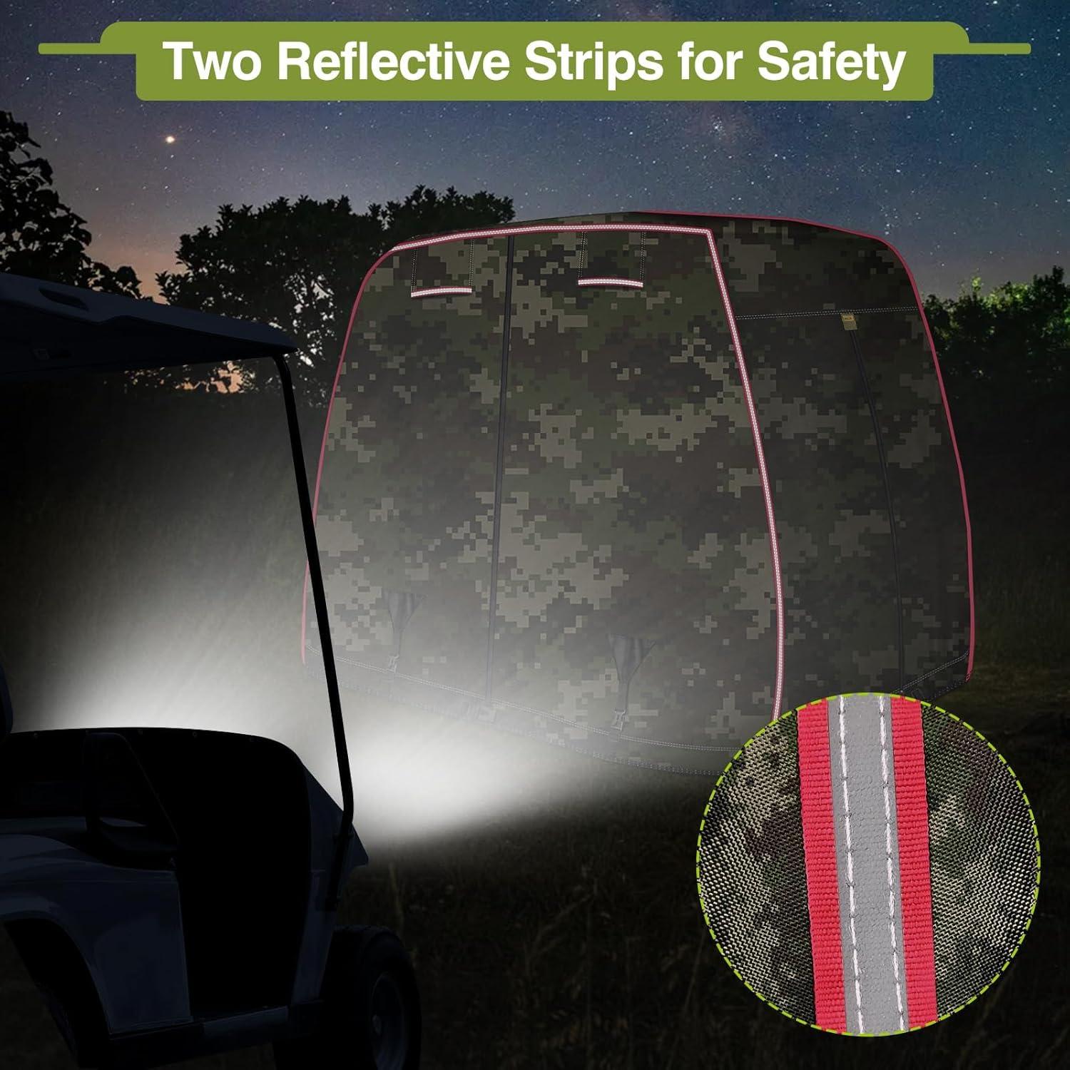 Cubierta de Carro de Golf iLSKW para 4 Pasajeros Impermeable