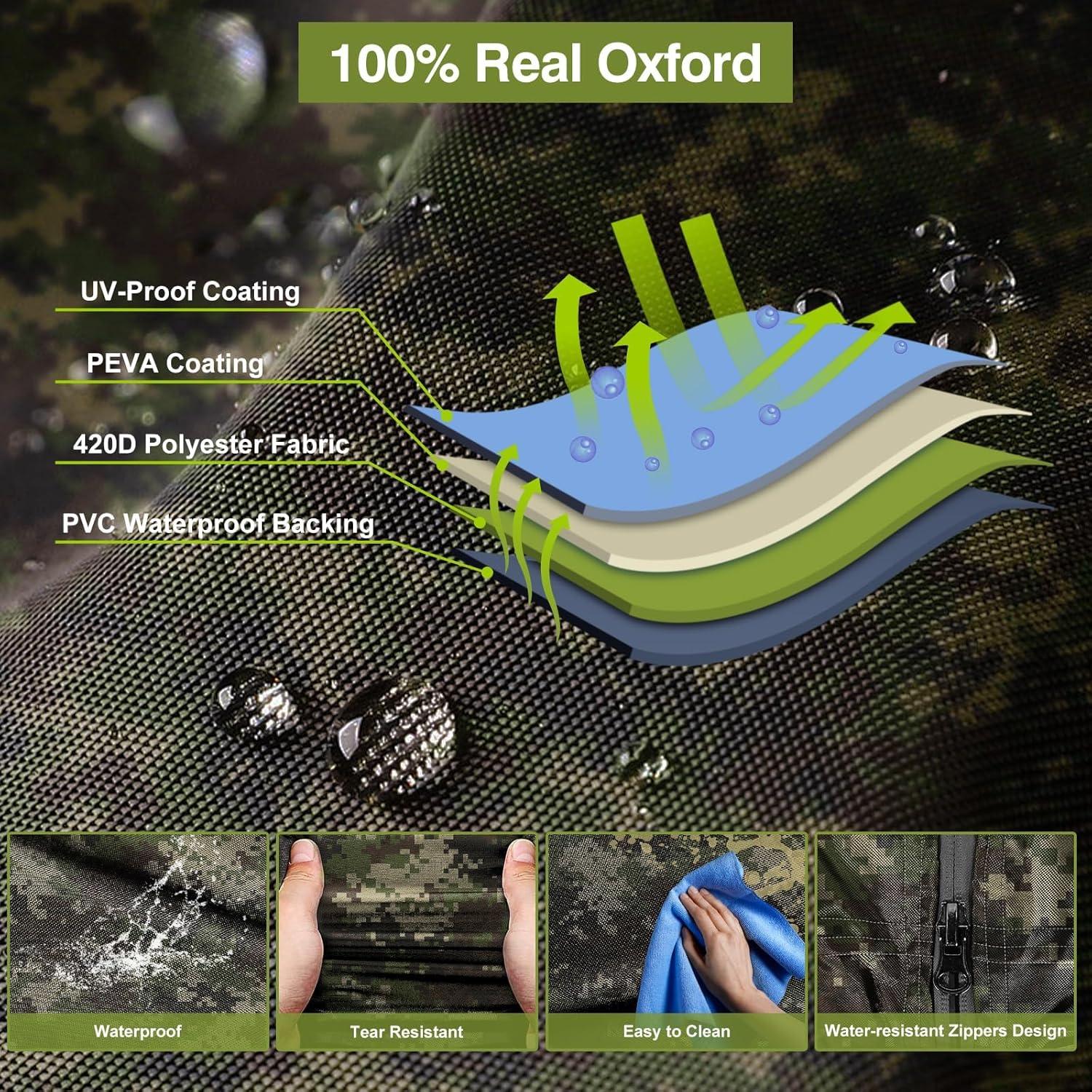 Cubierta de Carro de Golf iLSKW para 4 Pasajeros Impermeable