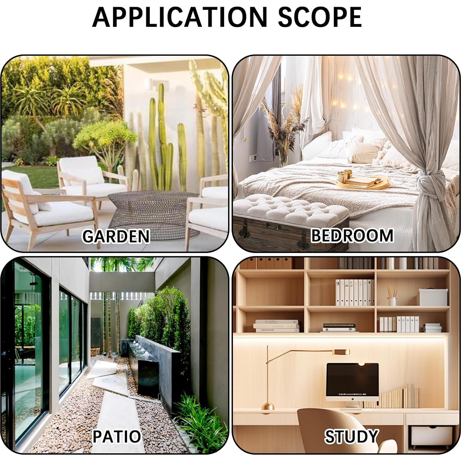 Soporte para Espirales de Mosquitos QUYLIXX 4 Pcs Metal Negro