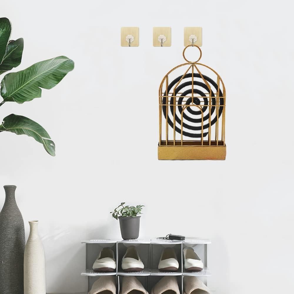 Soporte de Metal para Espirales de Mosquitos DSBGKJI Dorado