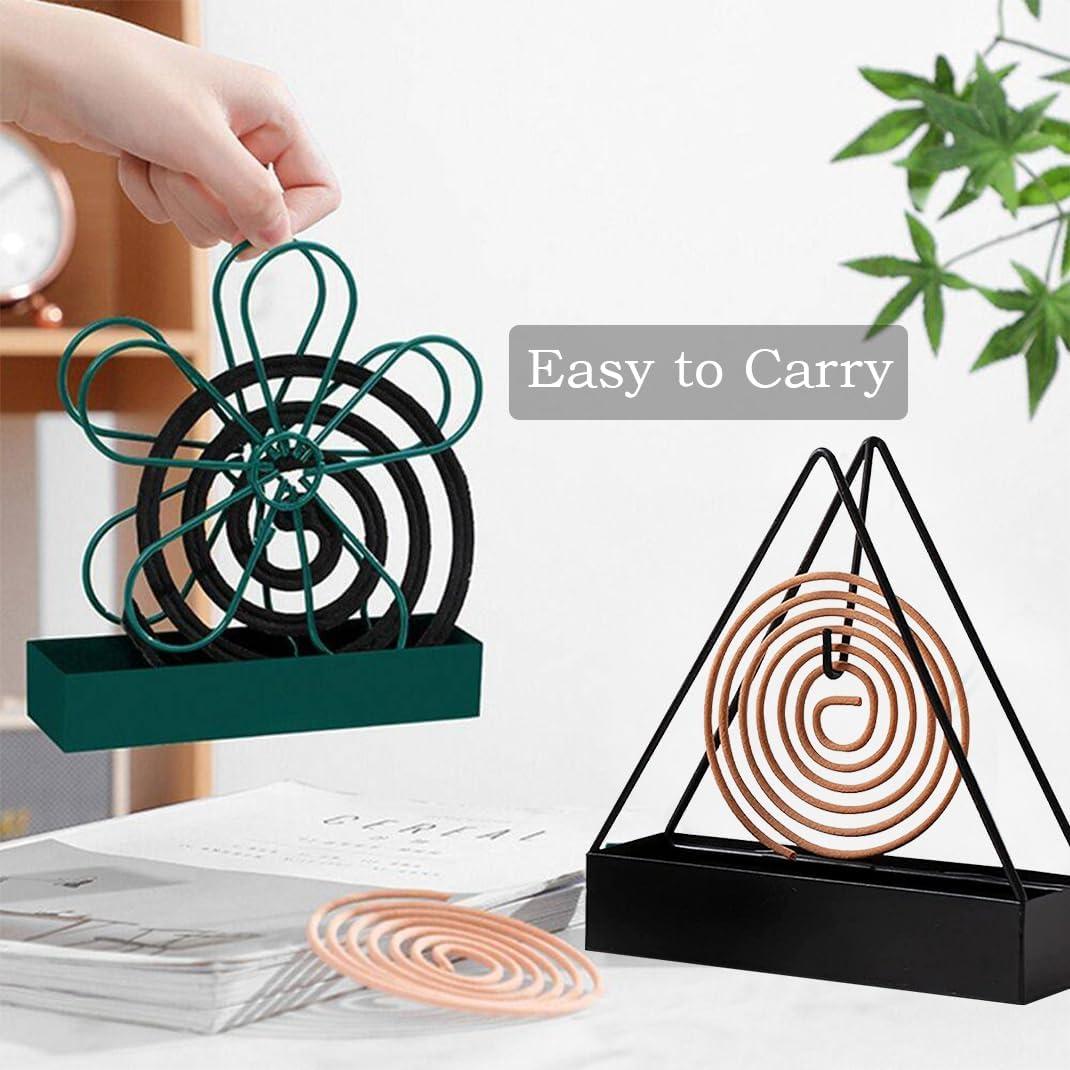 Soporte de Espiral de Mosquito DIYBravo - Metal Ignífugo 2 Piezas