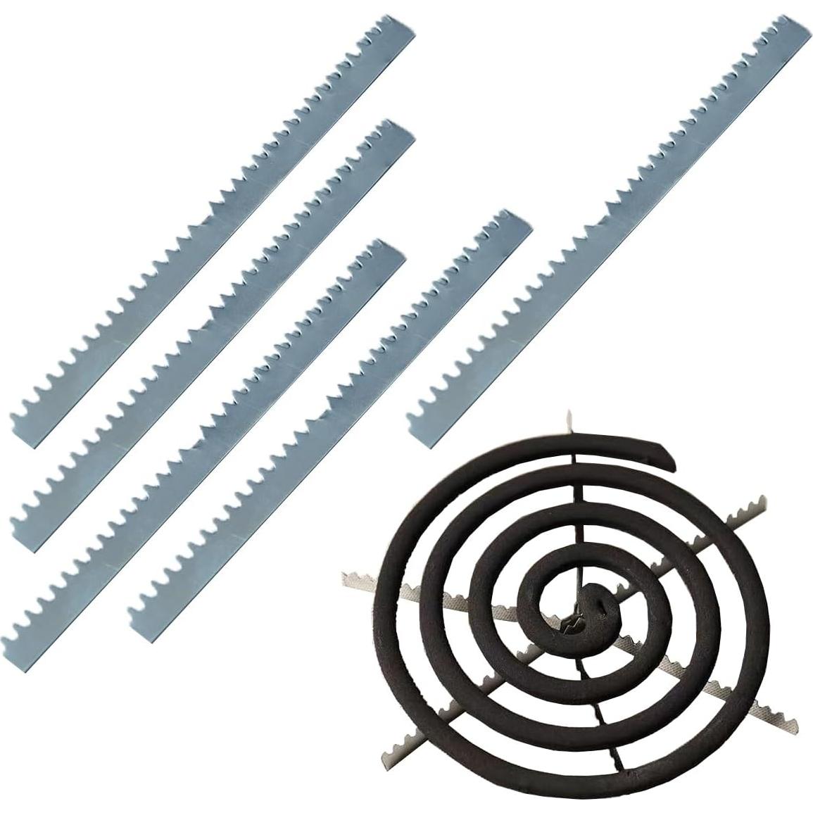 10 Soportes de Espiral para Mosquitos SquEqu Acero Inoxidable