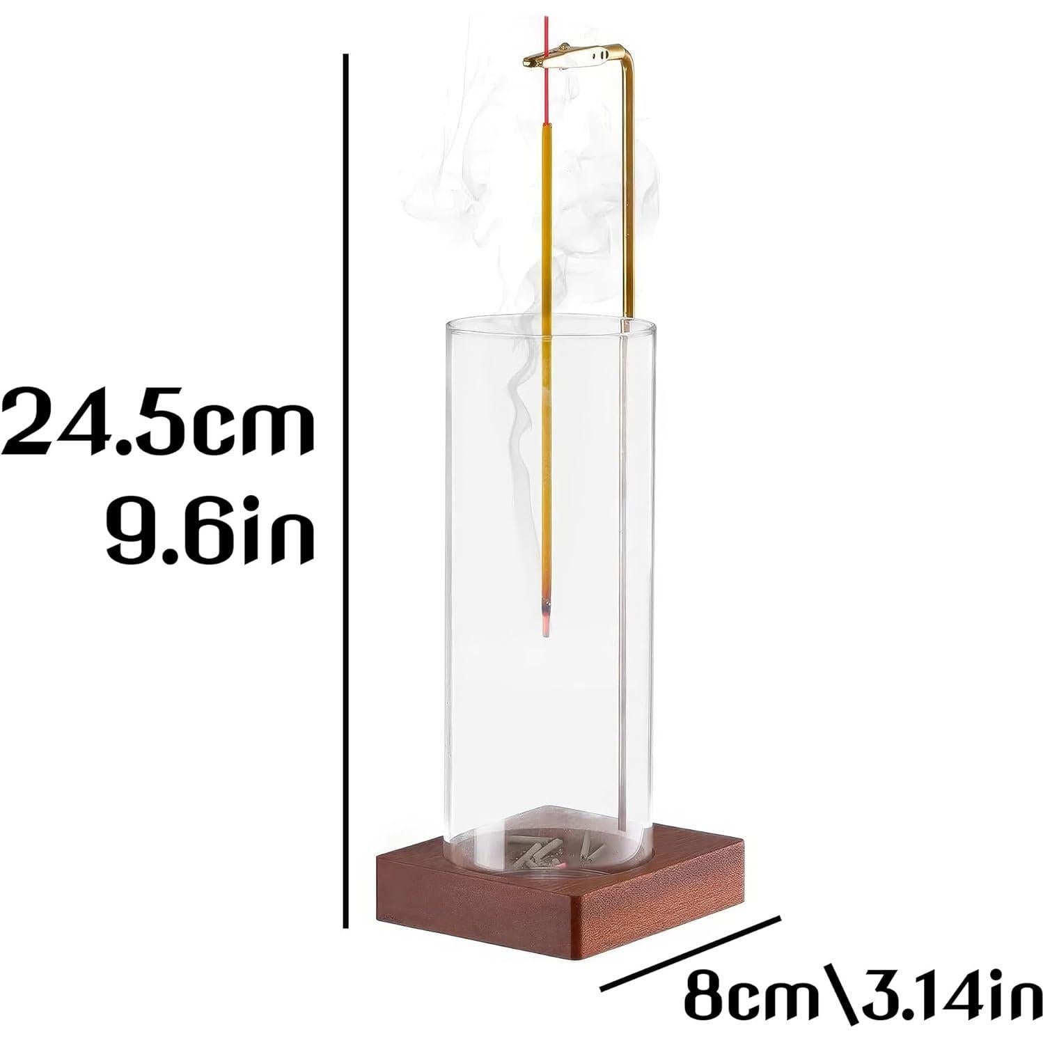 Quemador de Incienso Colgante Chiorgone con Recogedor de Vidrio