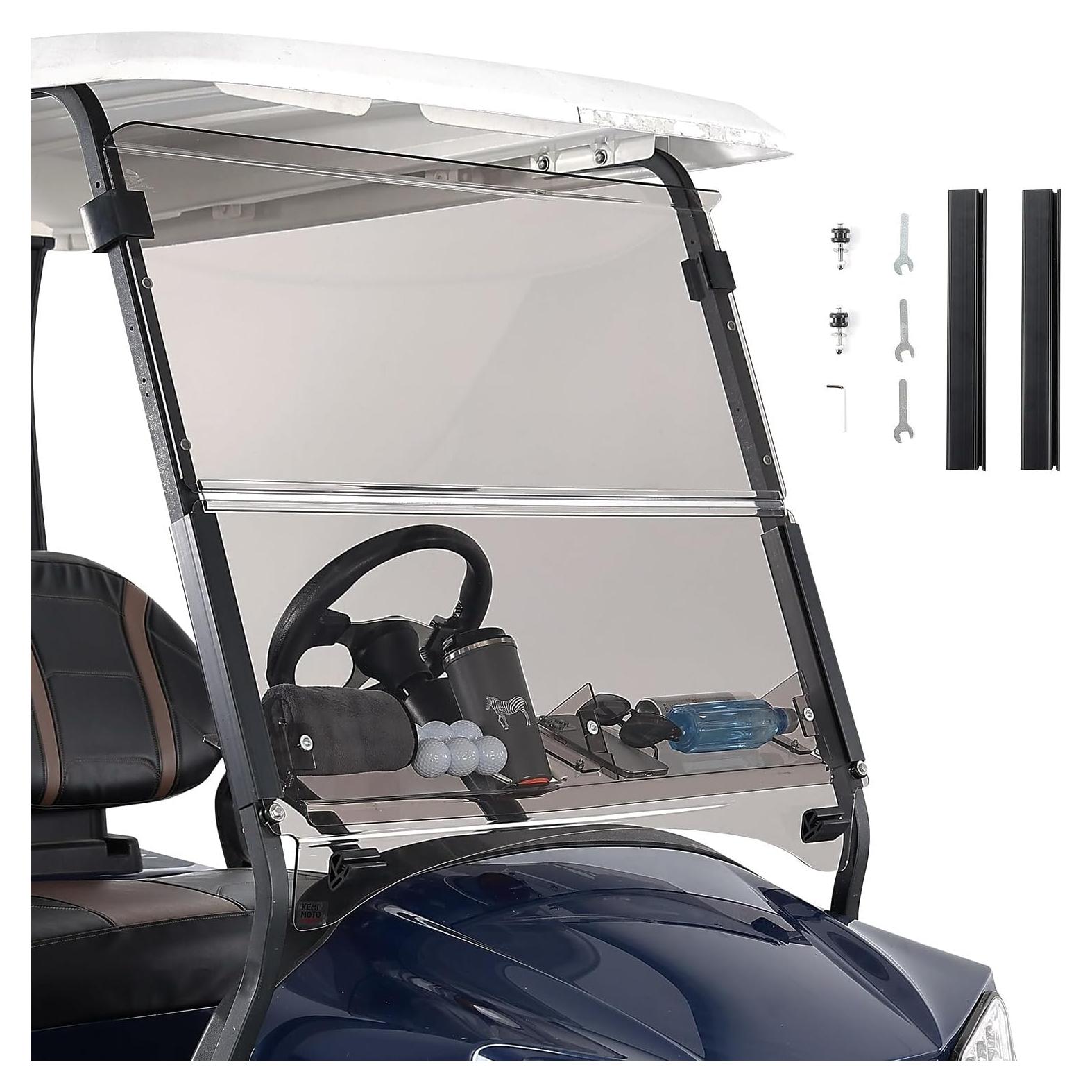Parabrisas Plegable KEMIMOTO para Carrito de Golf Club Car 2004+