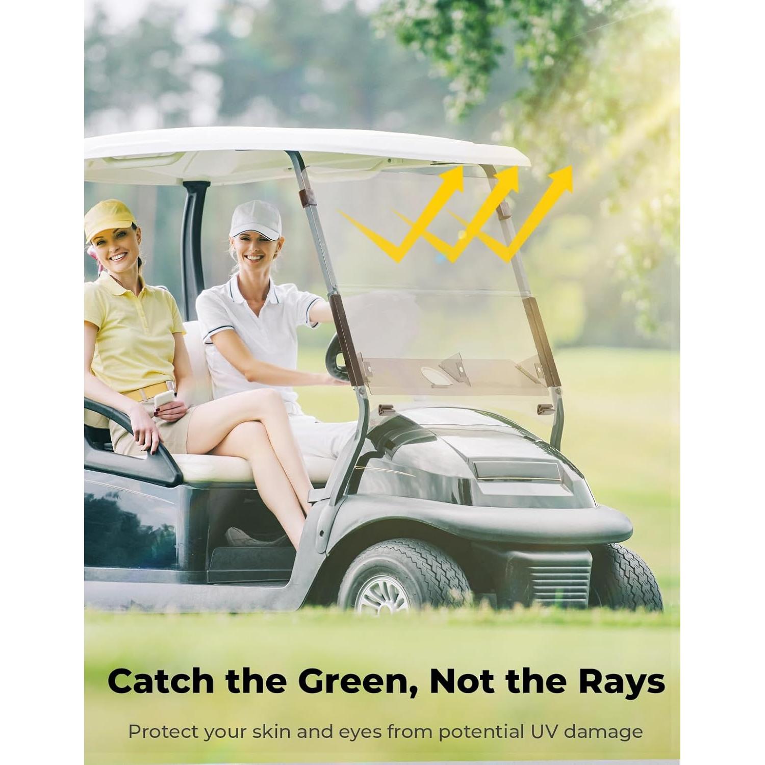 Parabrisas Plegable KEMIMOTO para Carrito de Golf Club Car 2004+