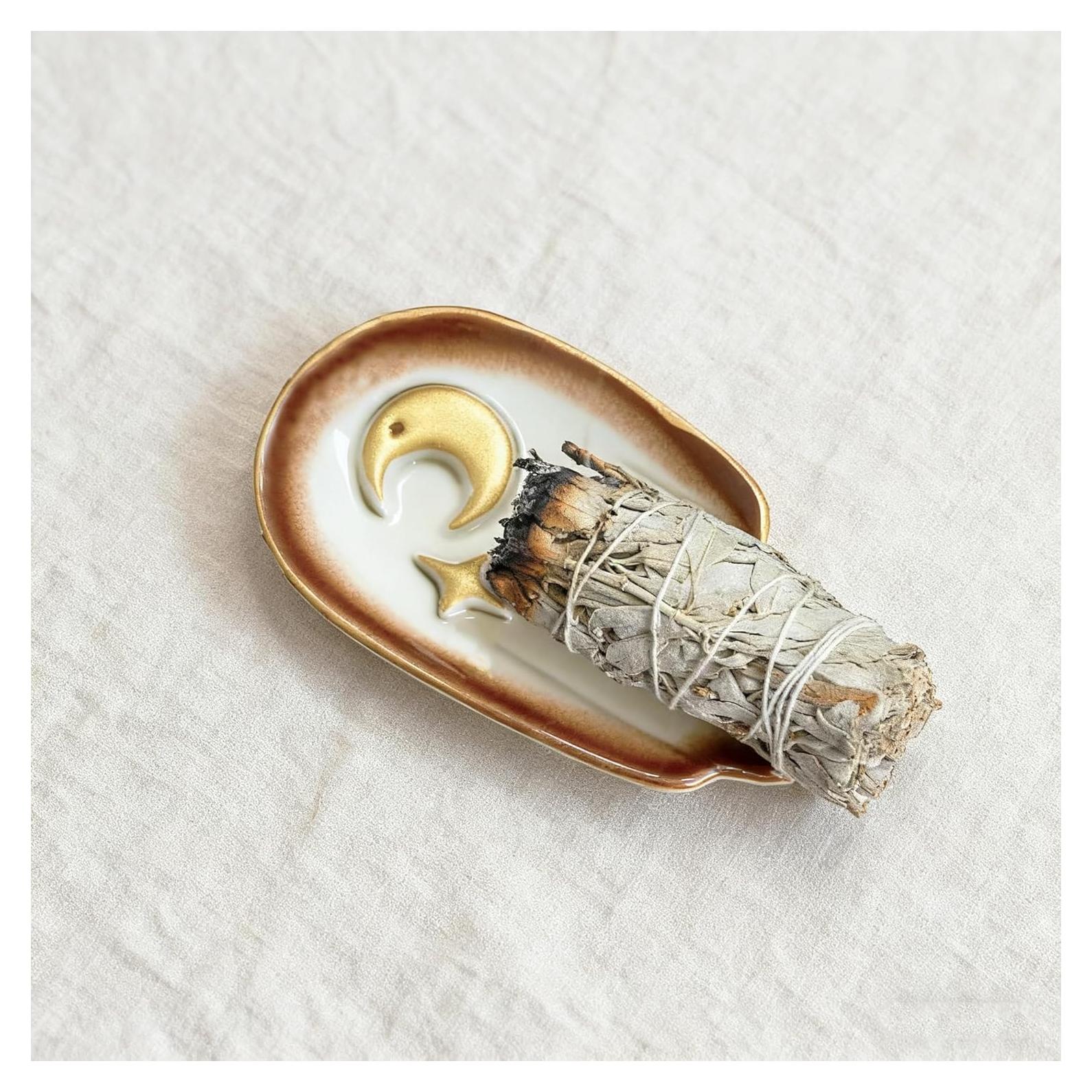 Soporte de Salvia y Palo Santo YIASSON de Cerámica 15.5 cm