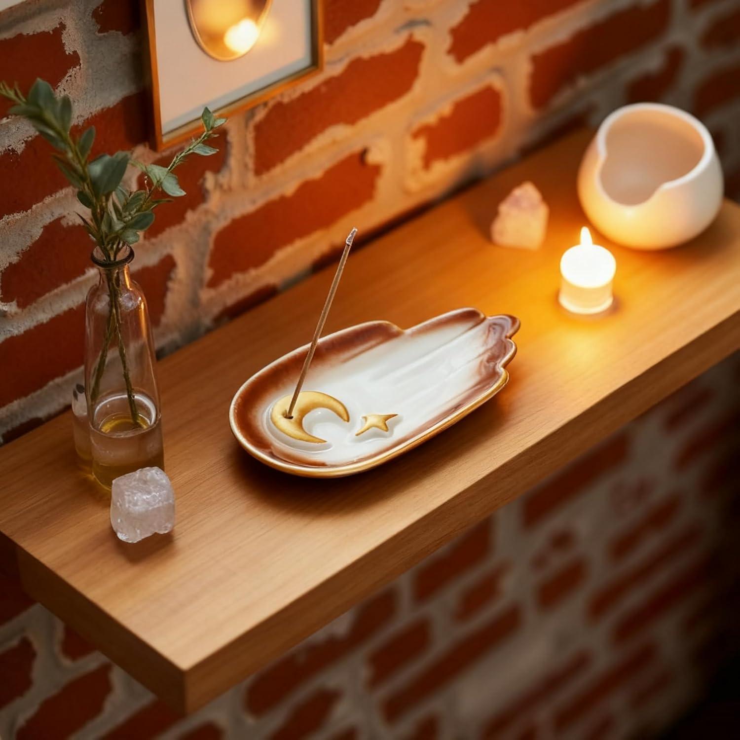 Soporte de Salvia y Palo Santo YIASSON de Cerámica 15.5 cm