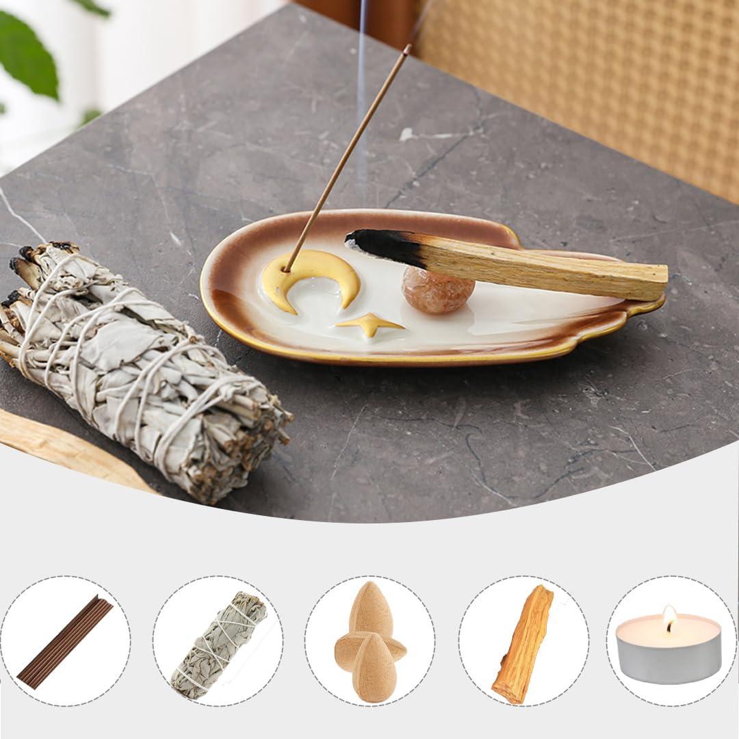 Soporte de Salvia y Palo Santo YIASSON de Cerámica 15.5 cm