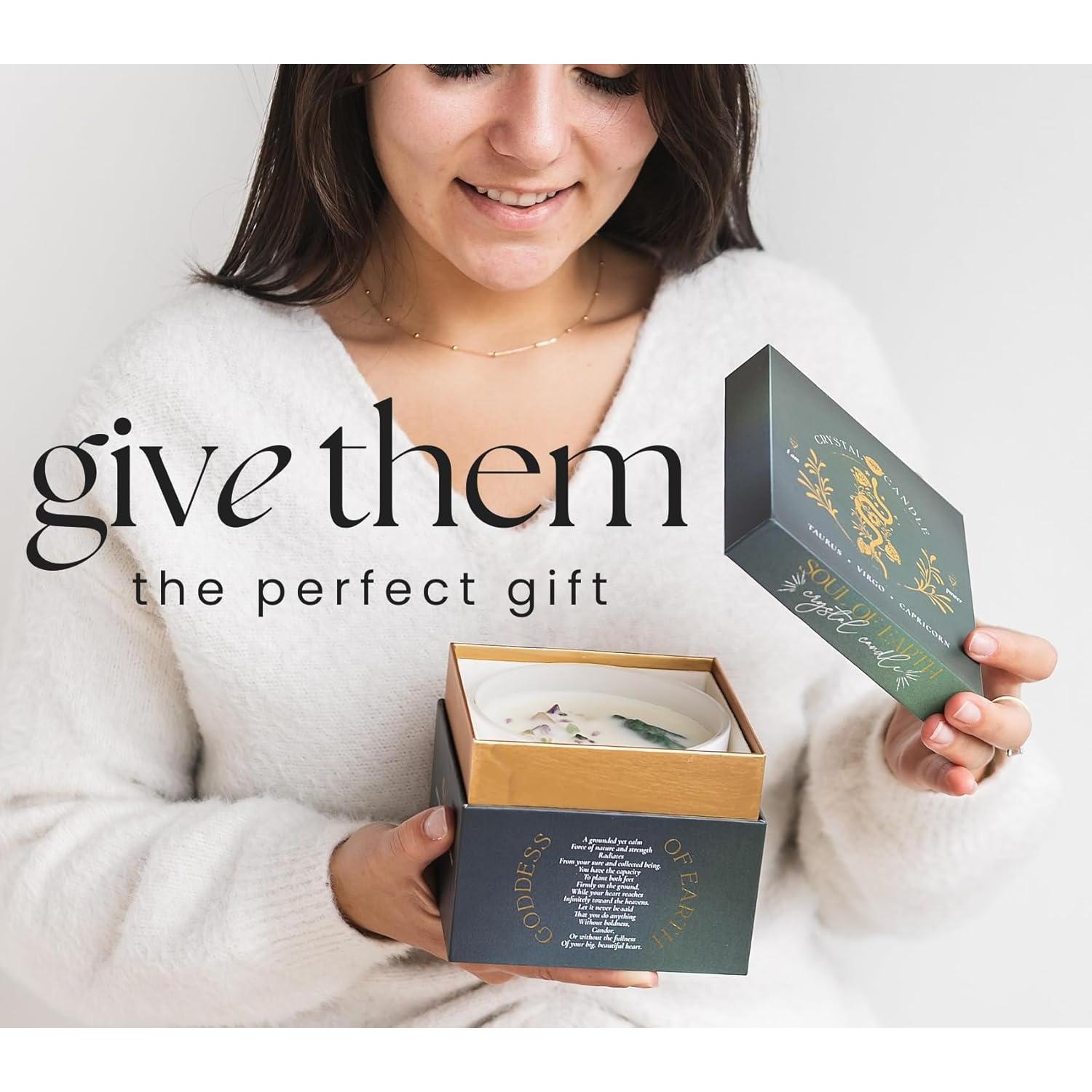 Vela Aromática de Soja 12oz The Mindful Collective - Signos de Agua