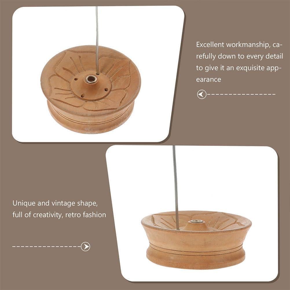 Soporte de Incienso de Cuerda Cabilock - 2 Piezas - Estilo Tibetano