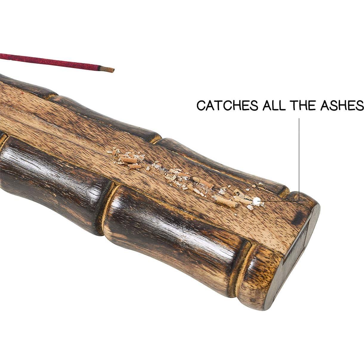 Soporte de Incienso TREELANCE de Madera de Mango con Almacenamiento