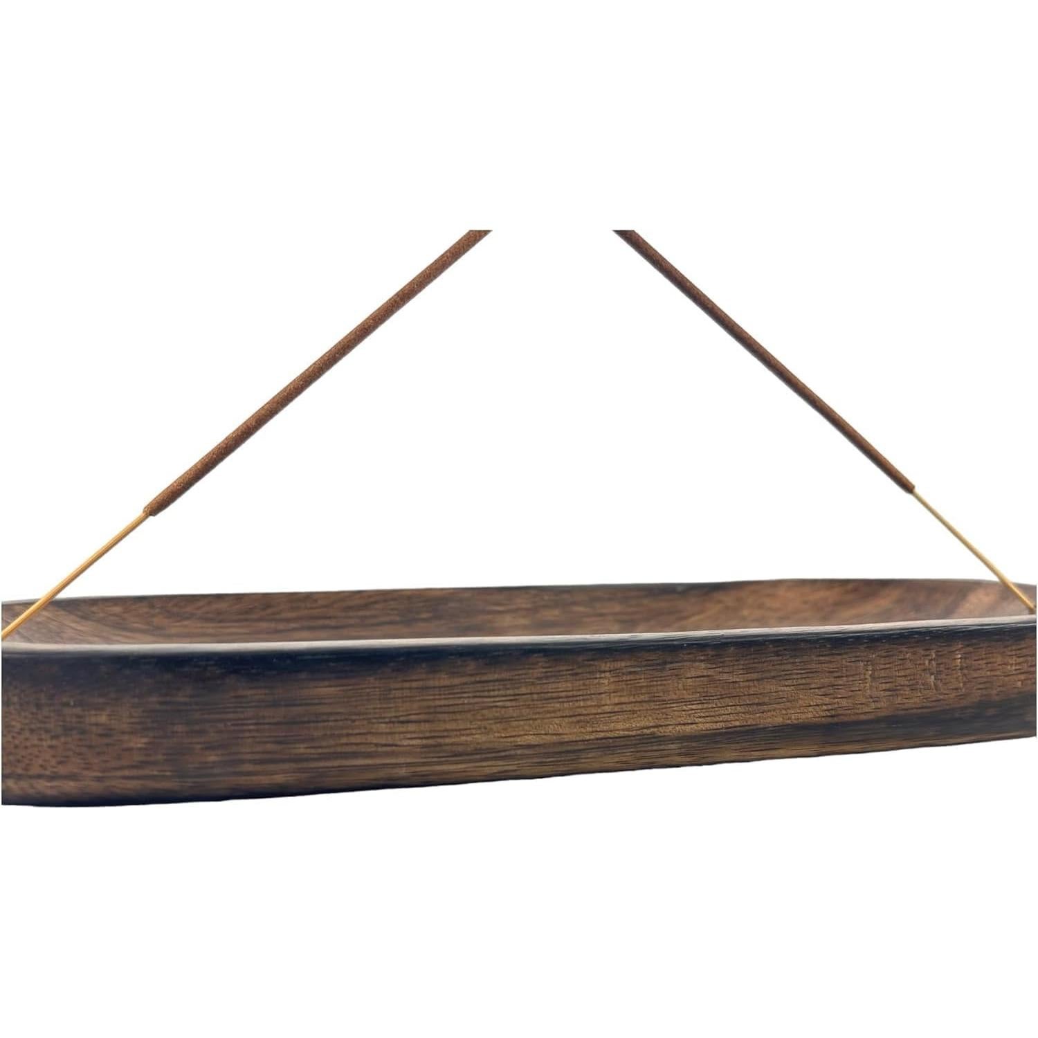 Soporte de Incienso de Madera Hecha a Mano Hogar Terrestre