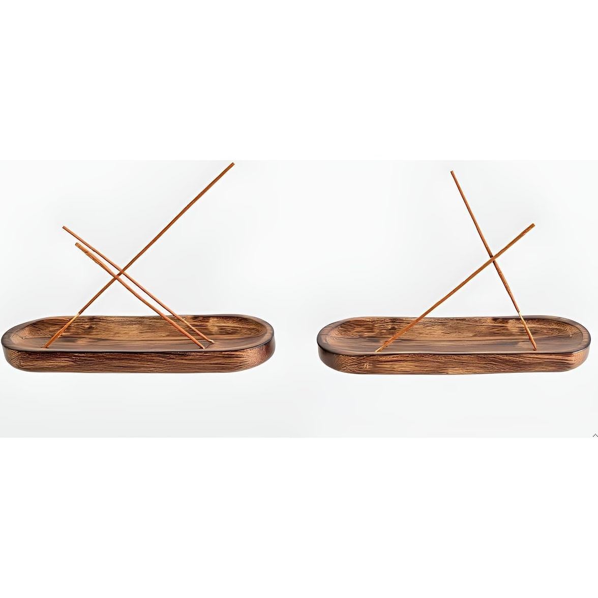 Soporte de Incienso de Madera Hecha a Mano Hogar Terrestre