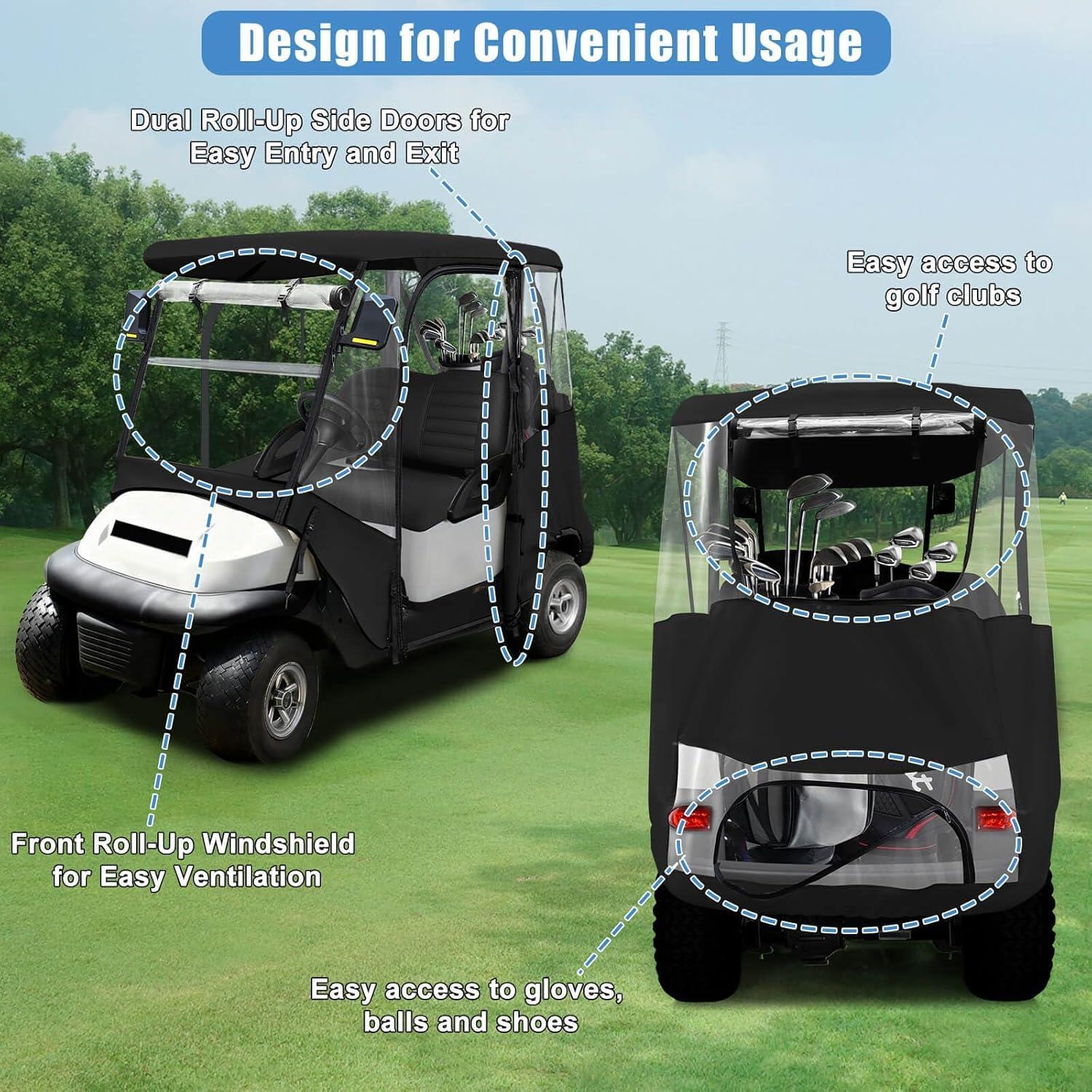 Cubierta de Carrito de Golf MOSNAI 2 Pasajeros Impermeable