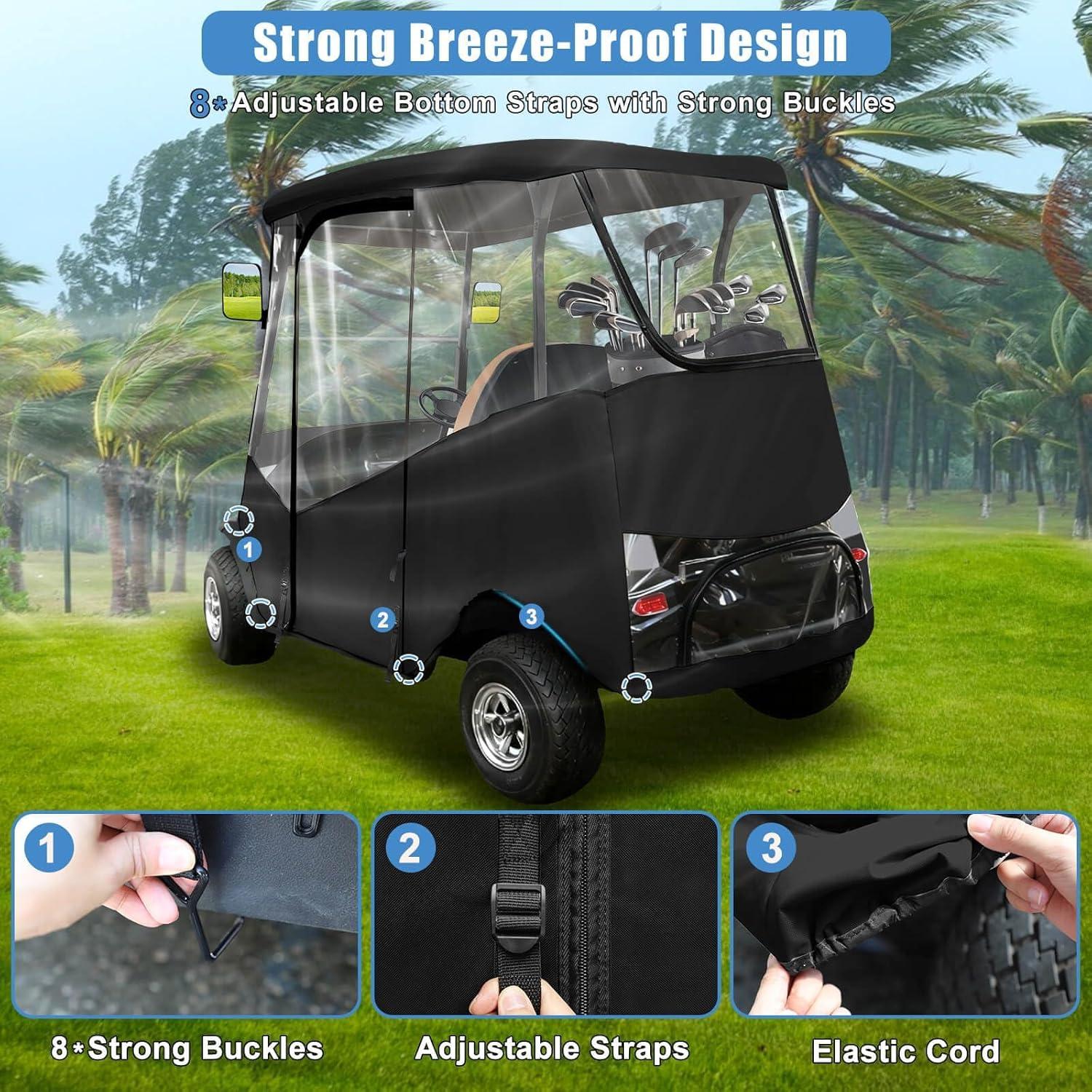 Cubierta de Carrito de Golf MOSNAI 2 Pasajeros Impermeable