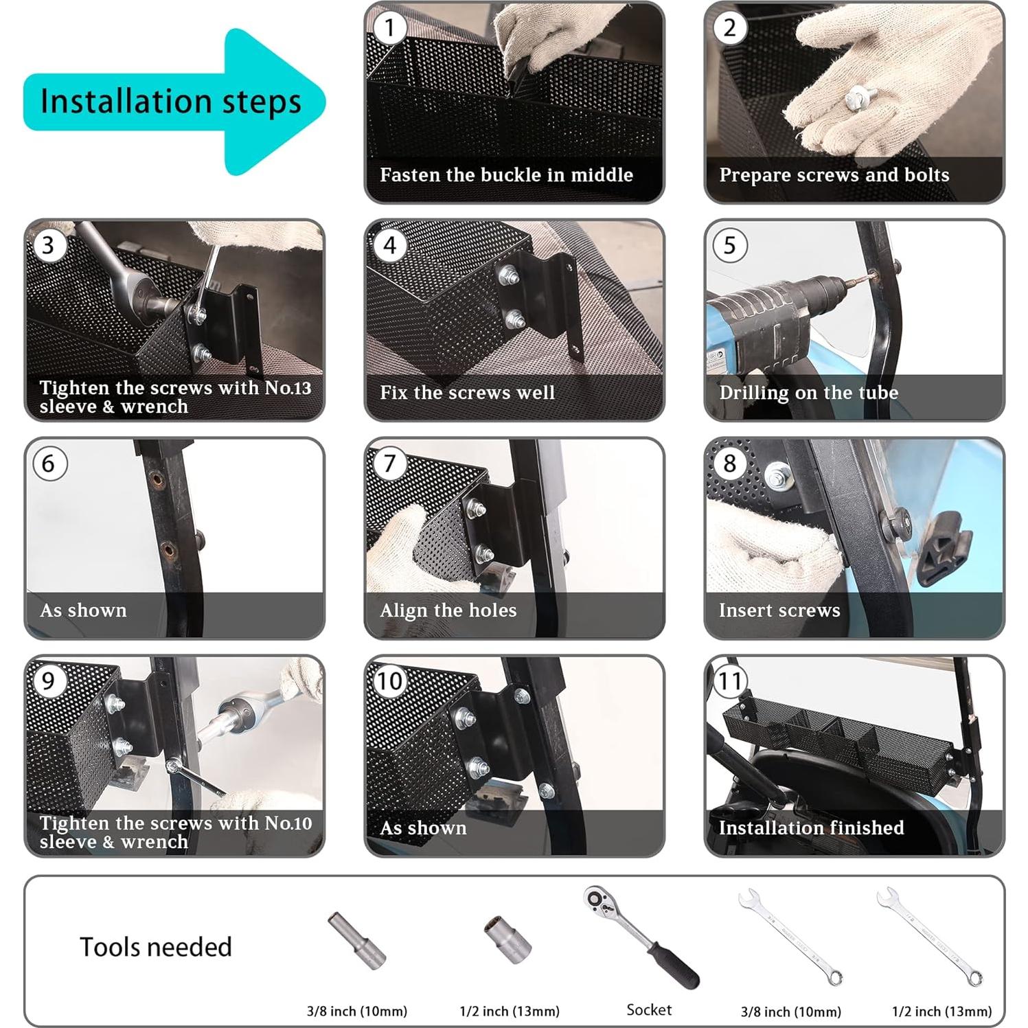 Canasta Frontal 10L0L para Carro de Golf Yamaha G29/Drive 2