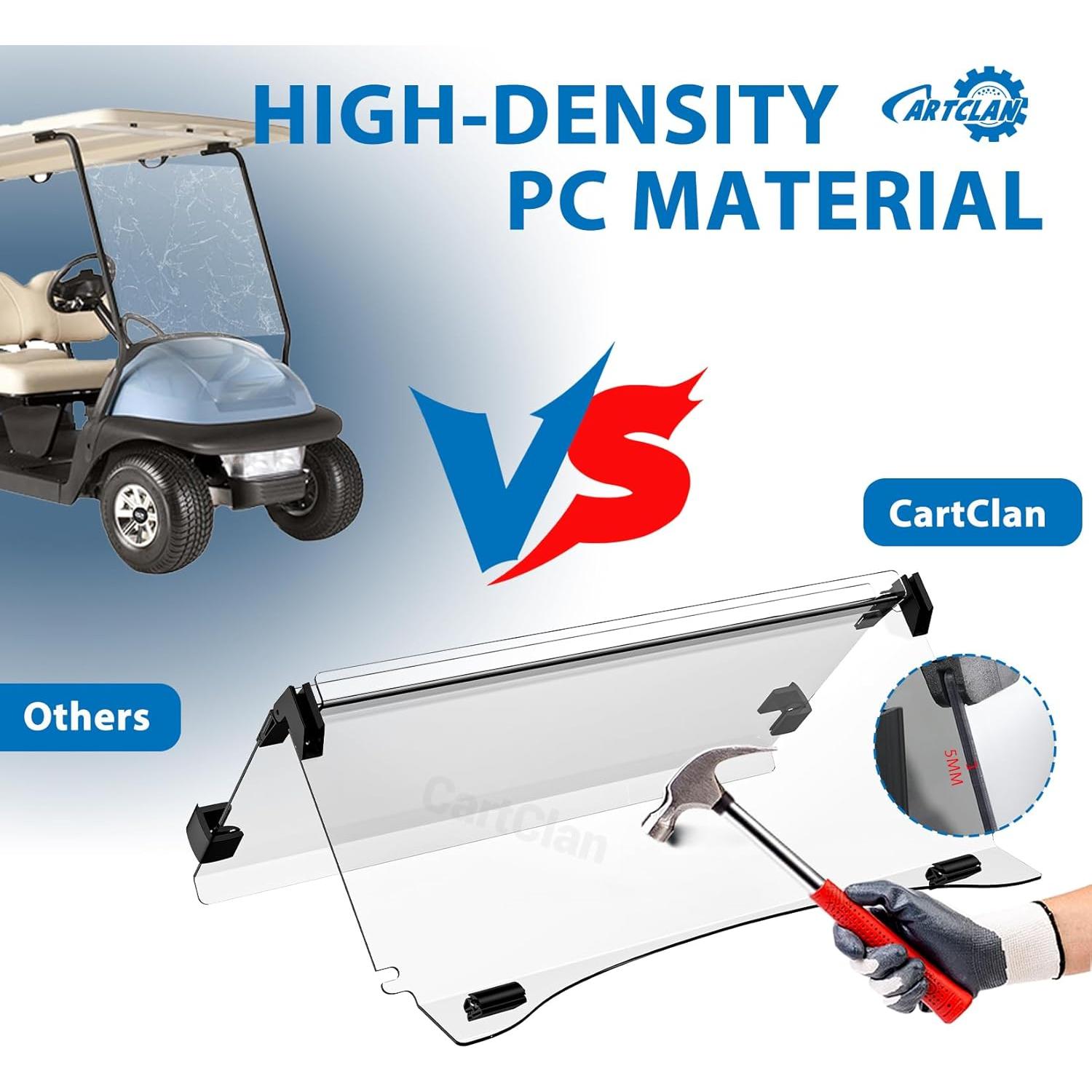 Parabrisas Plegable Club Car Precedent Onward Tempo 2004+