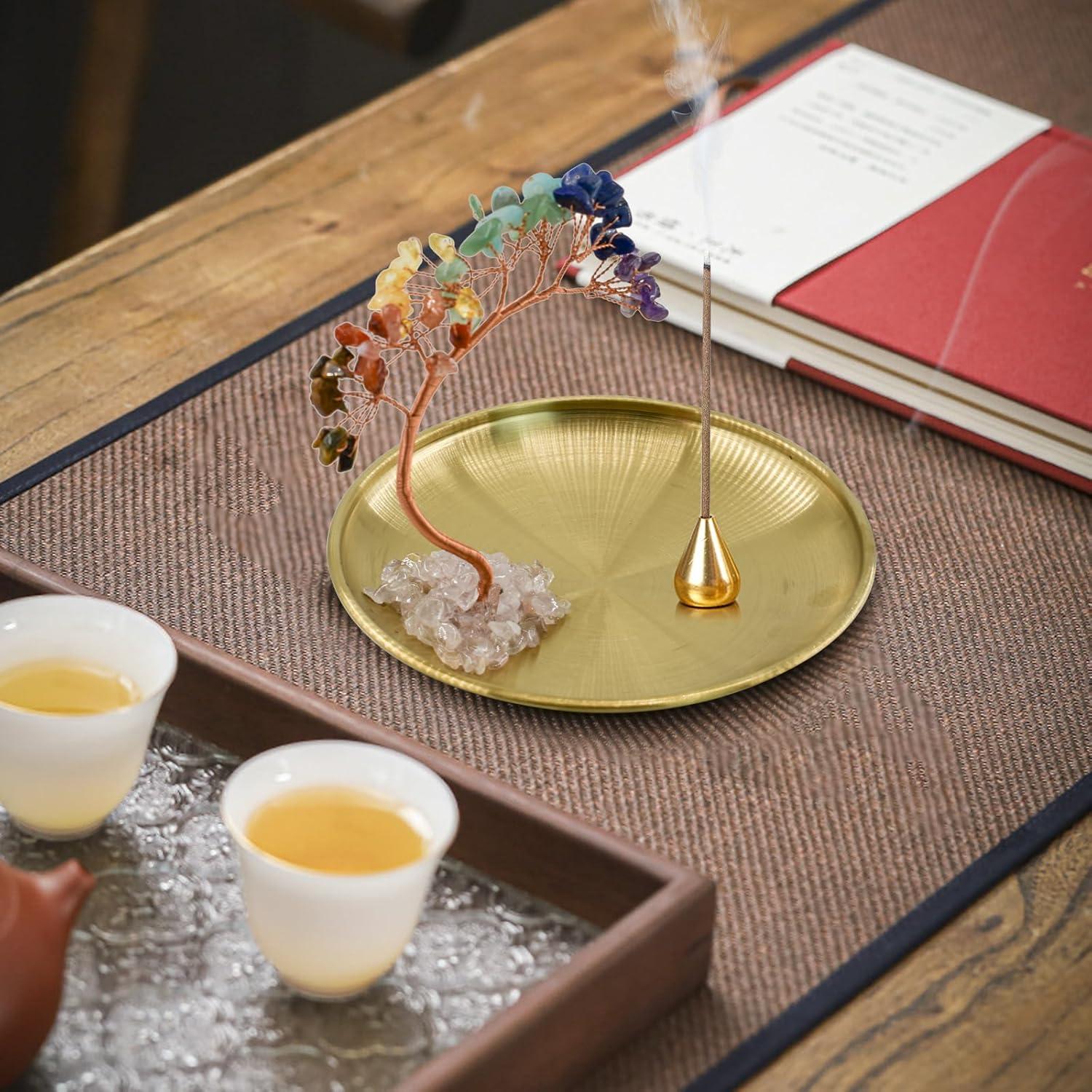 Soporte de Incienso 5 en 1 MrMrKura con Árbol de Chakras