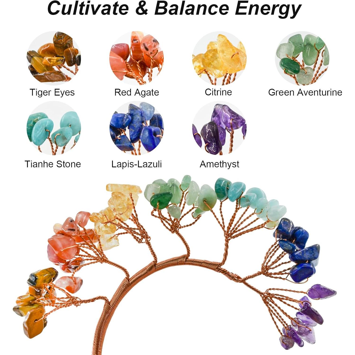 Soporte de Incienso 5 en 1 MrMrKura con Árbol de Chakras