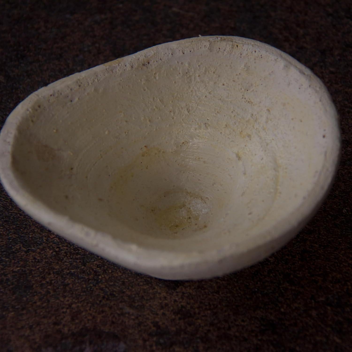 Soporte de Incienso de Terracota Liandxy Blanco Roto 13x5.8cm