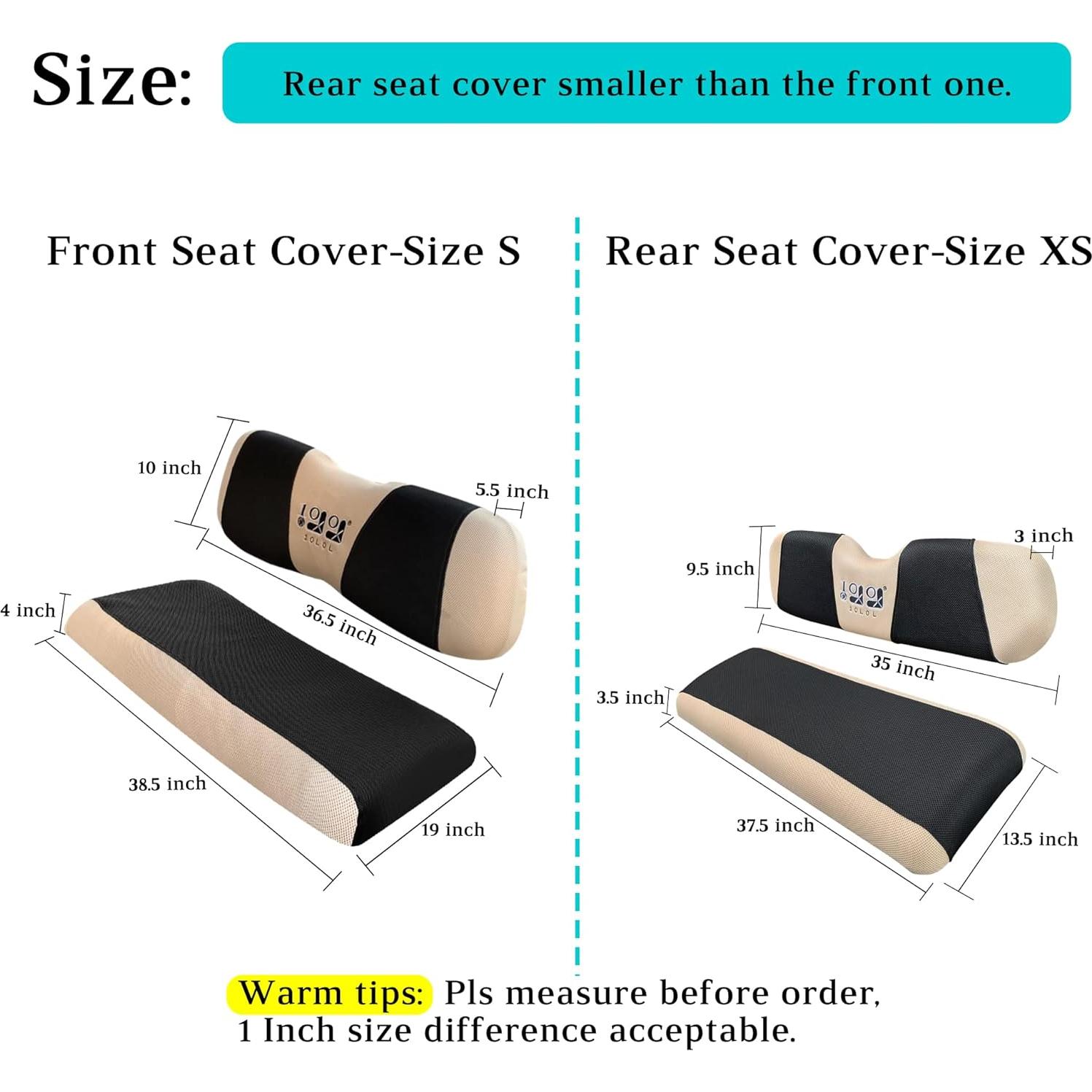 Juego de fundas para asientos de carrito de golf 10L0L EZGO Club Car