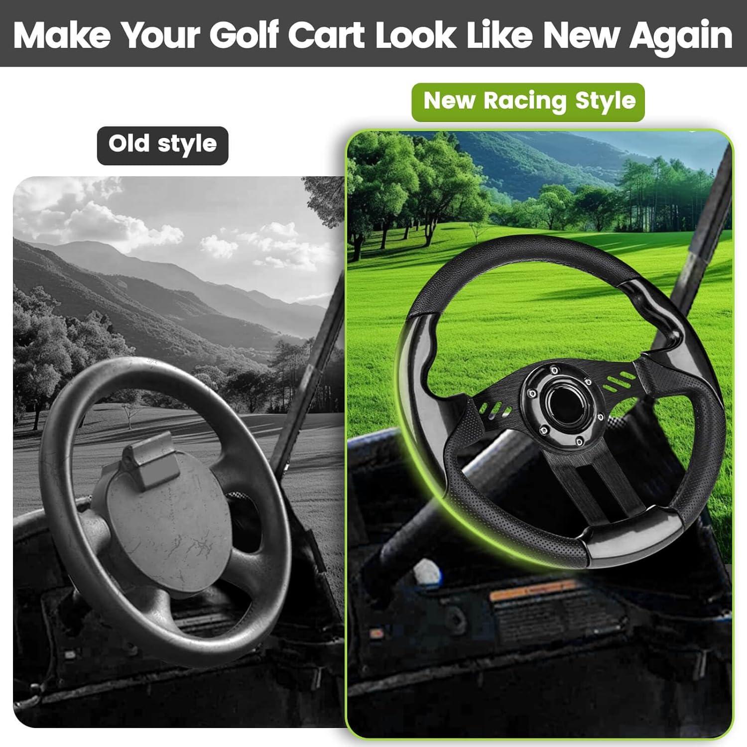 Volante de Golf MOSNAI 12.5" Universal Ajuste EZGO Club Car