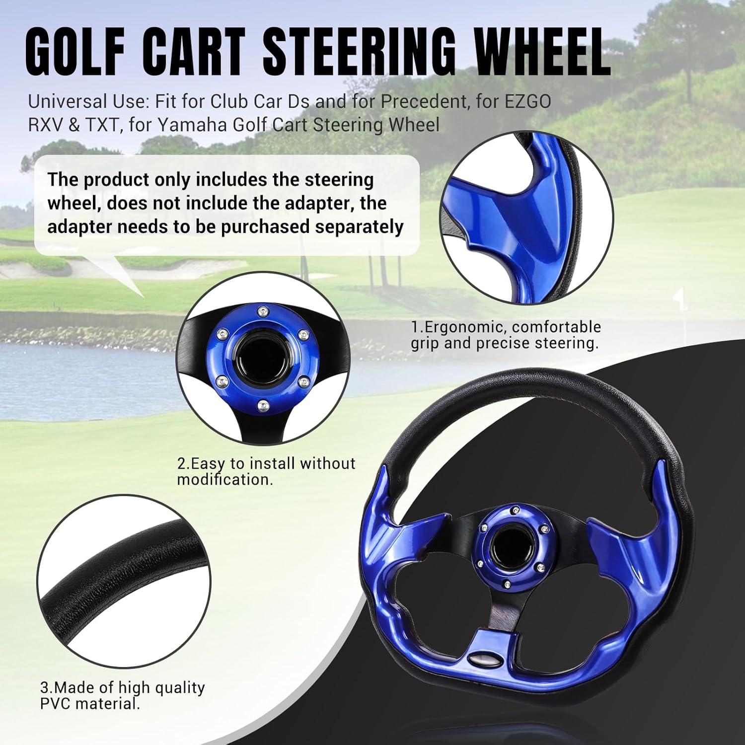 Volante de Carro de Golf Loschen SW1018-LOS Azul Universal