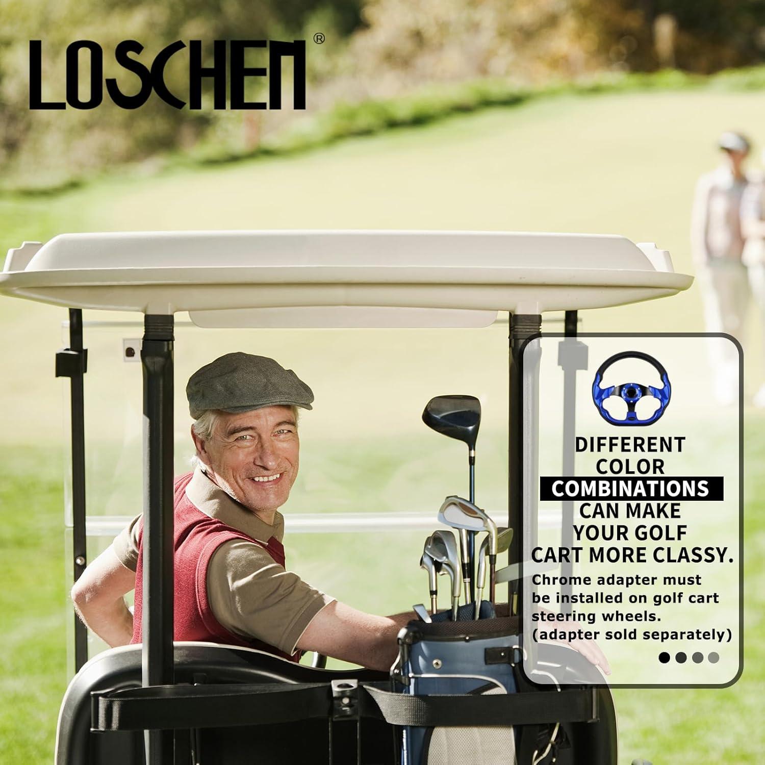 Volante de Carro de Golf Loschen SW1018-LOS Azul Universal