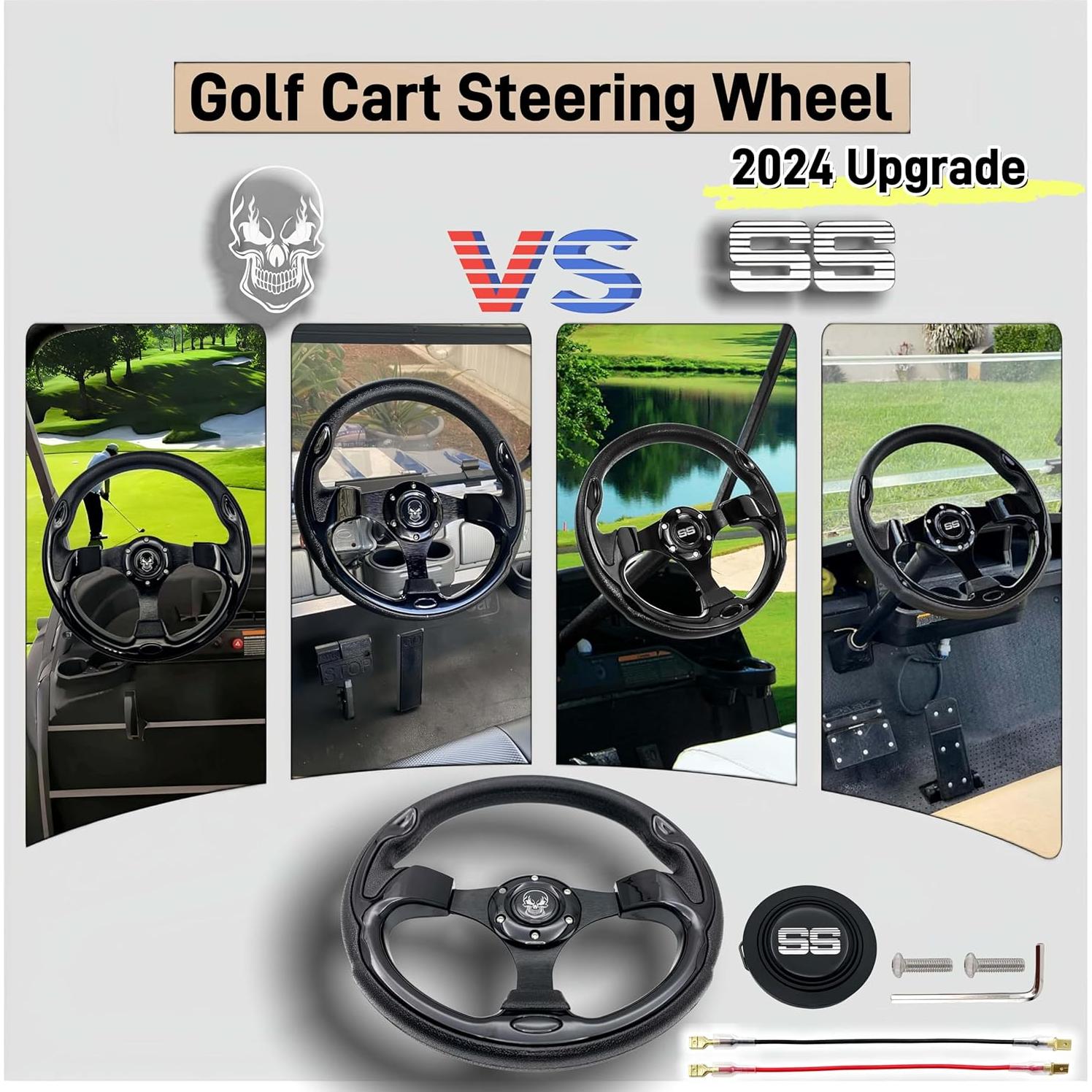 Volante de Golf WUKO HUNT WK-3000 12.5" Ajuste Universal