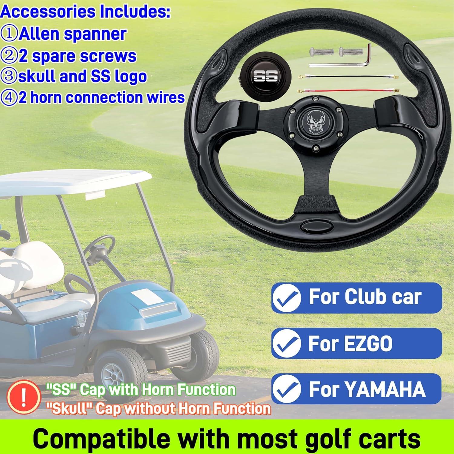 Volante de Golf WUKO HUNT WK-3000 12.5" Ajuste Universal