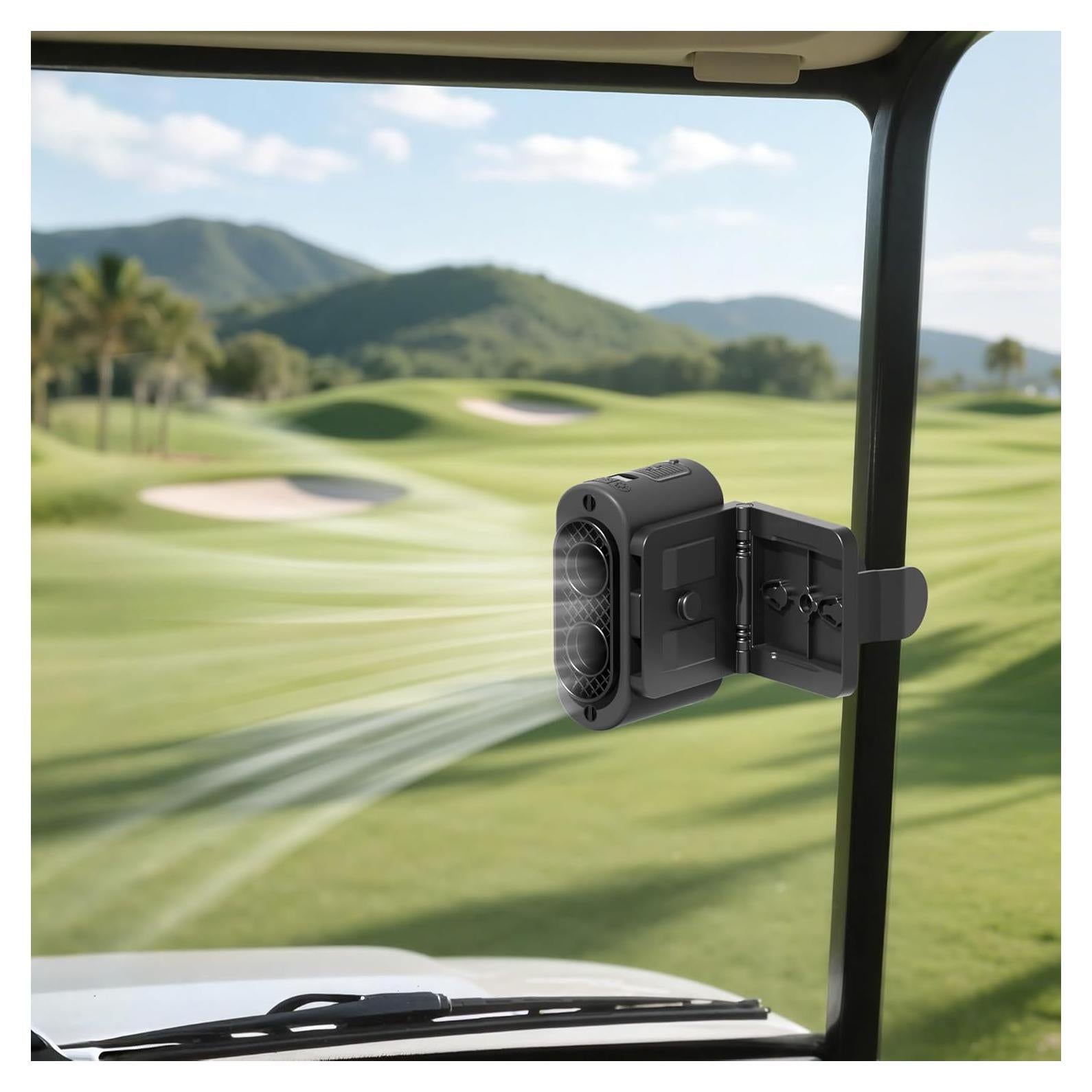 Ventilador de Carrito de Golf AddAcc Recargable 5 Velocidades