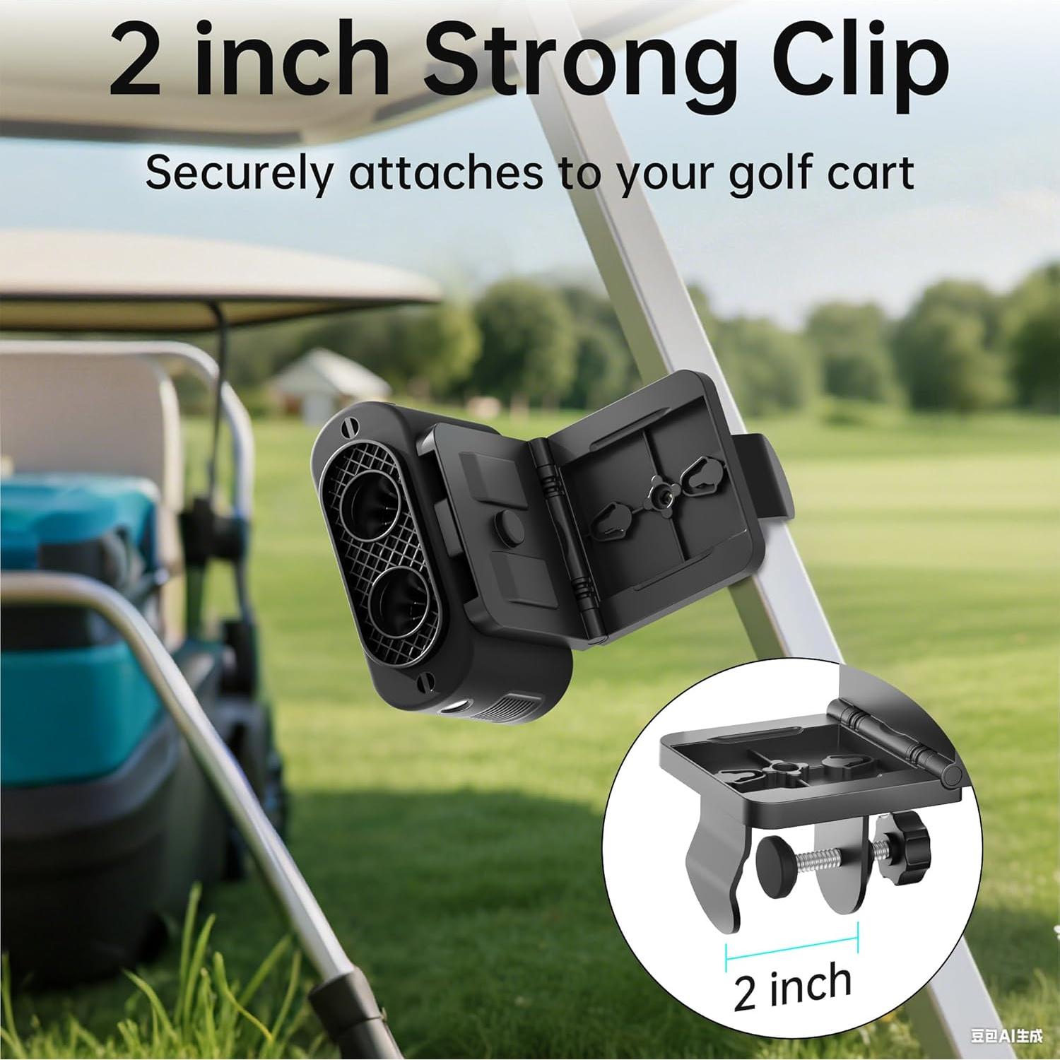 Ventilador de Carrito de Golf AddAcc Recargable 5 Velocidades