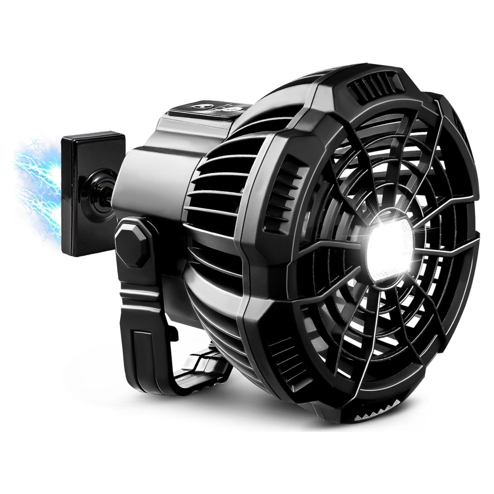 Ventilador de Carro de Golf NOKINS NKSFANX10 Recargable 6W