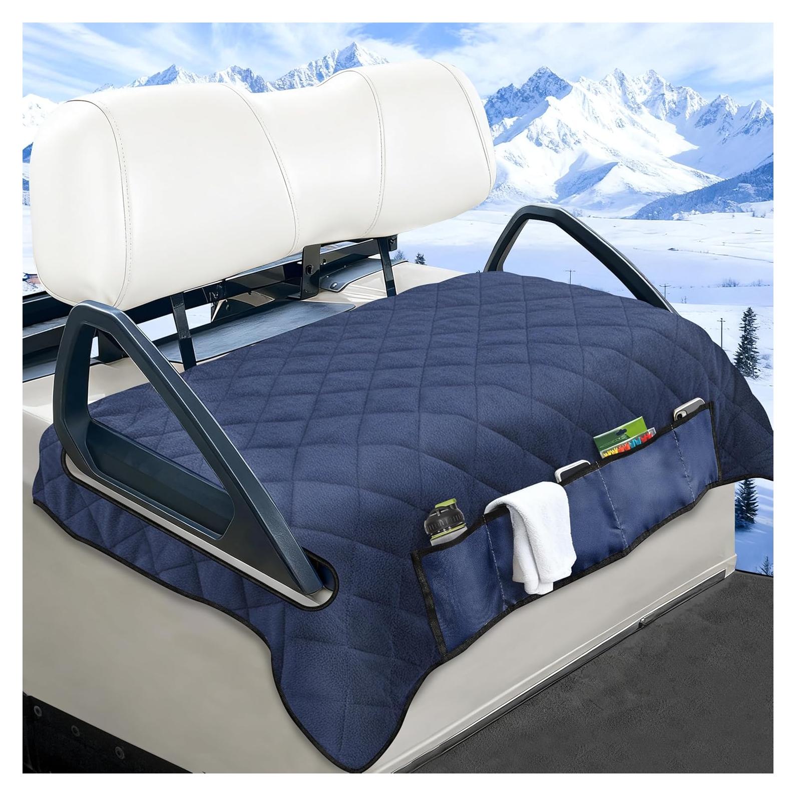 Funda de Asiento para Carro de Golf YOKYHOM Azul Marino 127x81 cm