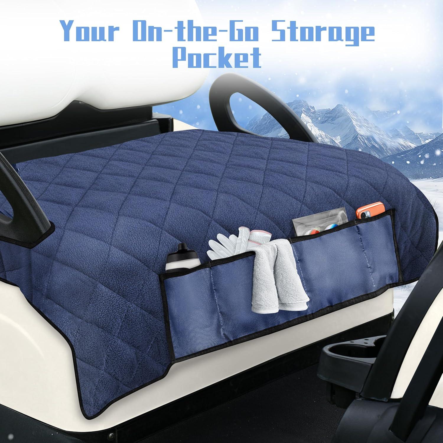 Funda de Asiento para Carro de Golf YOKYHOM Azul Marino 127x81 cm