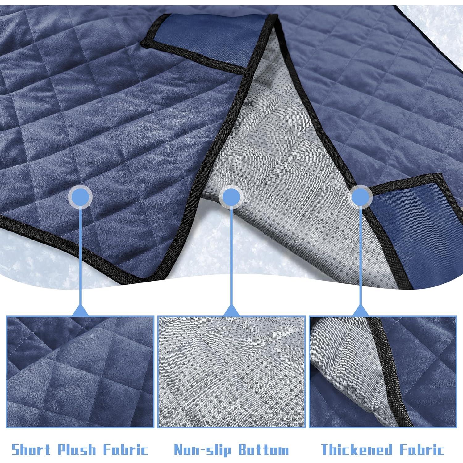 Funda de Asiento para Carro de Golf YOKYHOM Azul Marino 127x81 cm