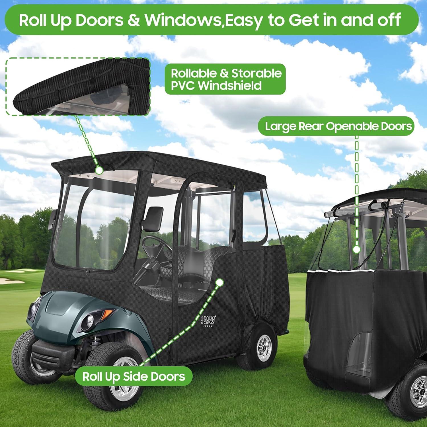 Cubierta de Carro de Golf 10L0L para 2 Pasajeros Yamaha G14 G16 G22 G29