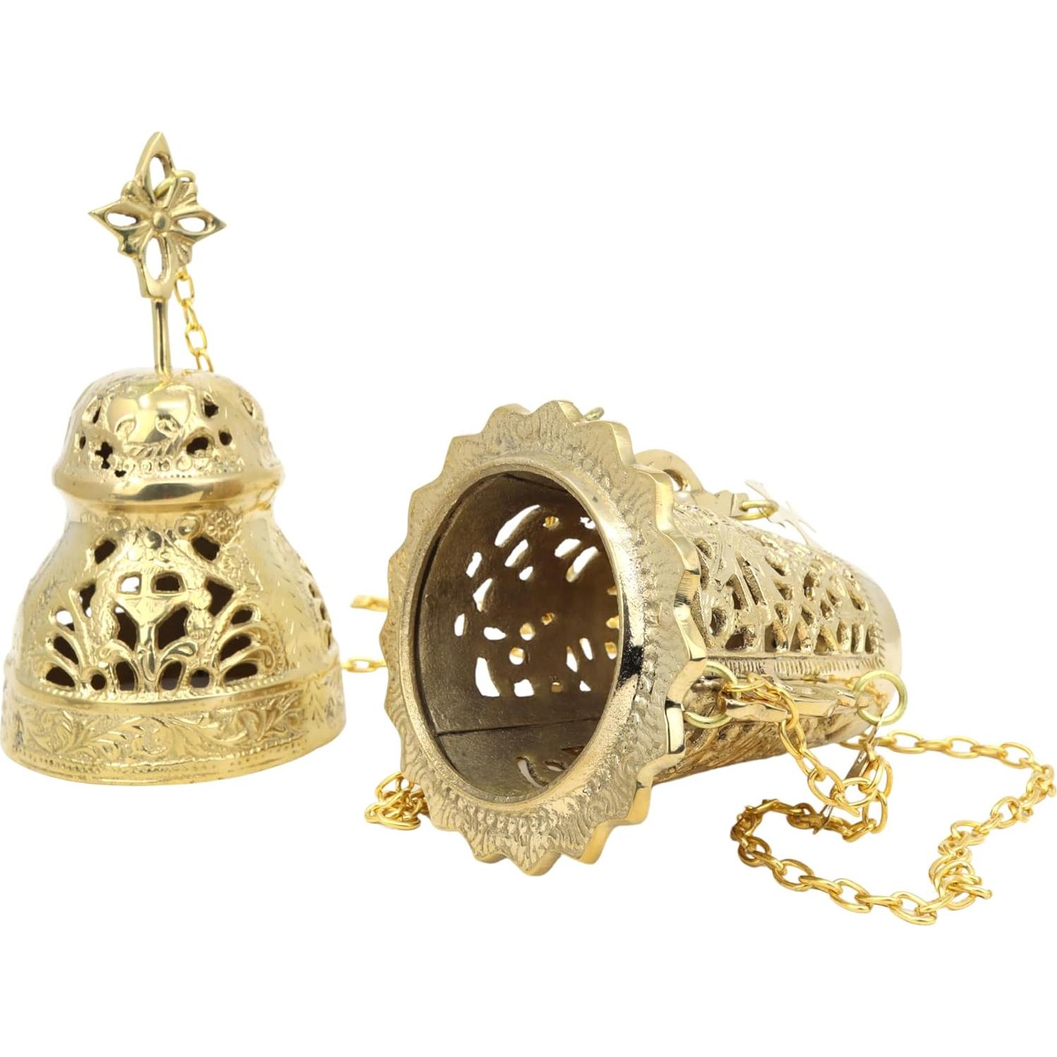 Censador Ornamental de Latón Needzo 63.5 cm para Incienso