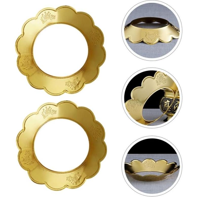 Juego de 2 Tapa de Quemador de Incienso Ciieeo Buda 7cm