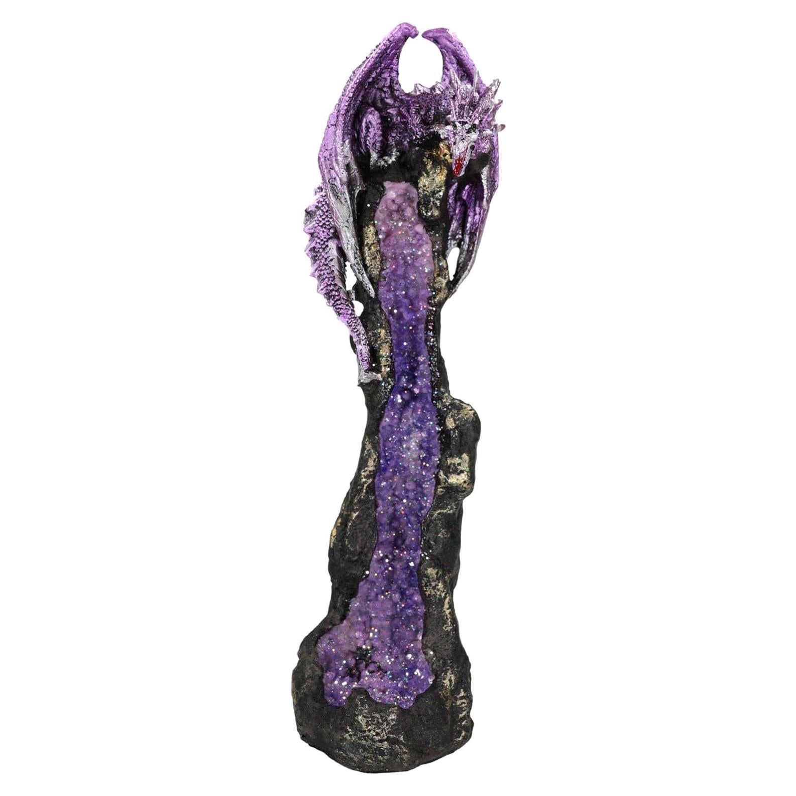 Soporte de Incienso Dragón Púrpura Ebros Gift 26.67 cm