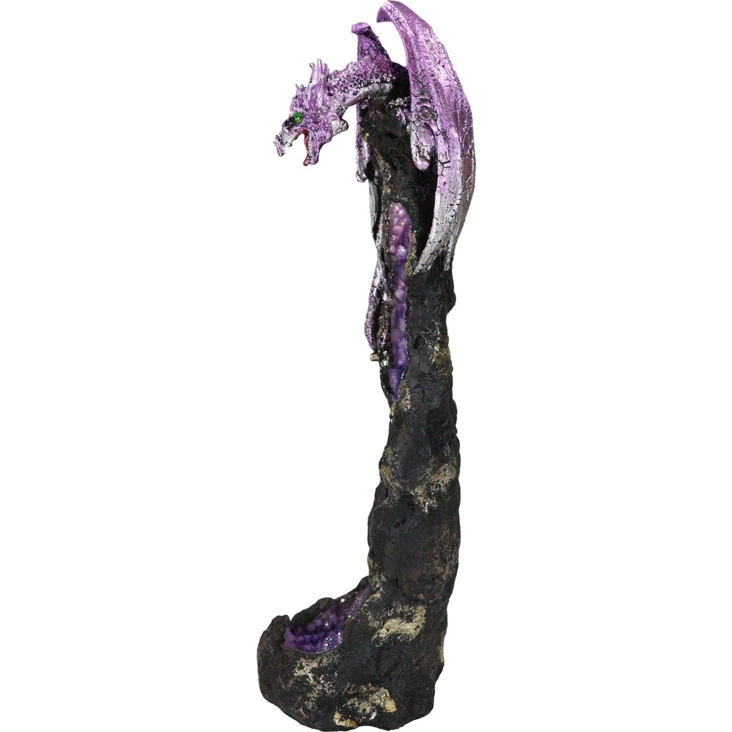 Soporte de Incienso Dragón Púrpura Ebros Gift 26.67 cm