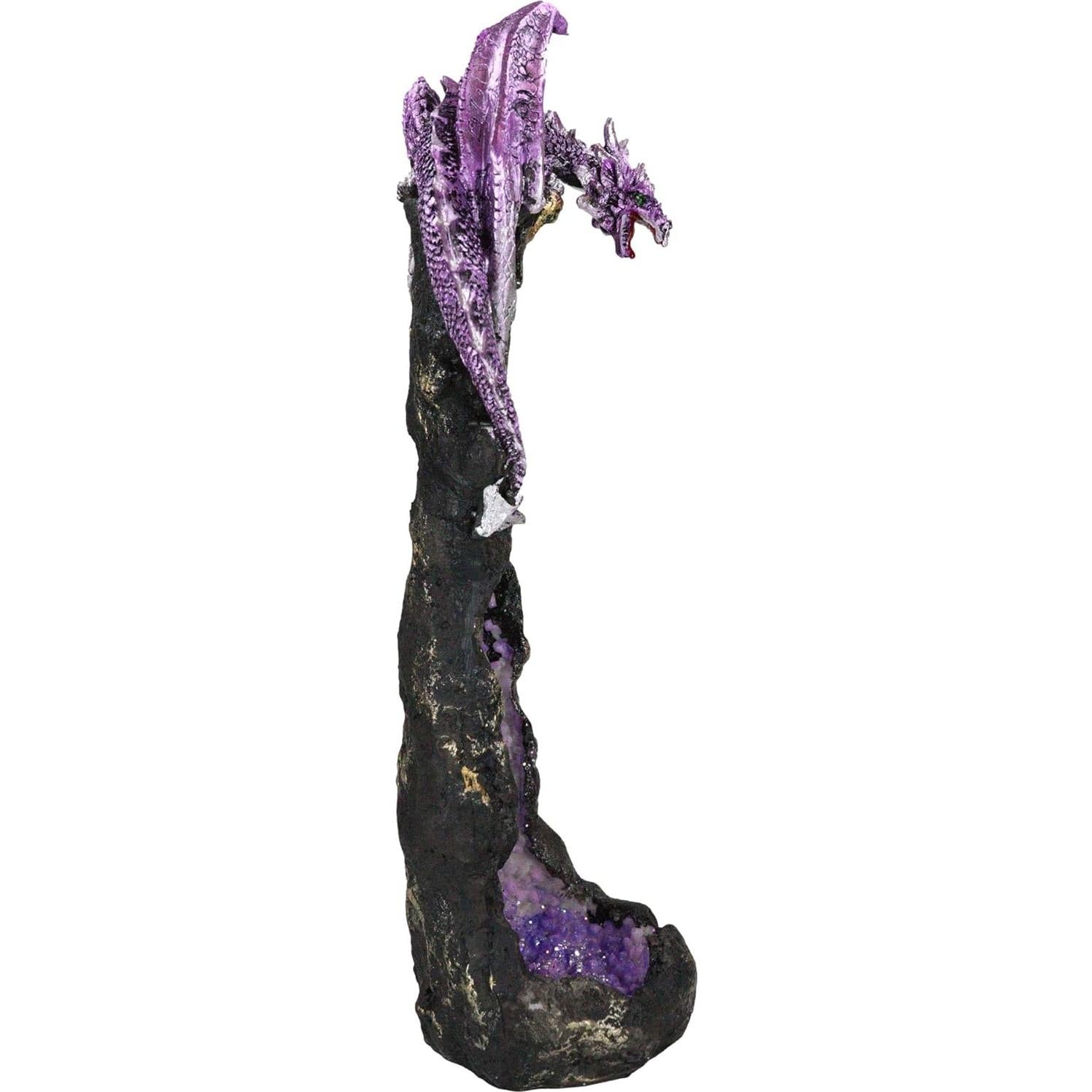 Soporte de Incienso Dragón Púrpura Ebros Gift 26.67 cm