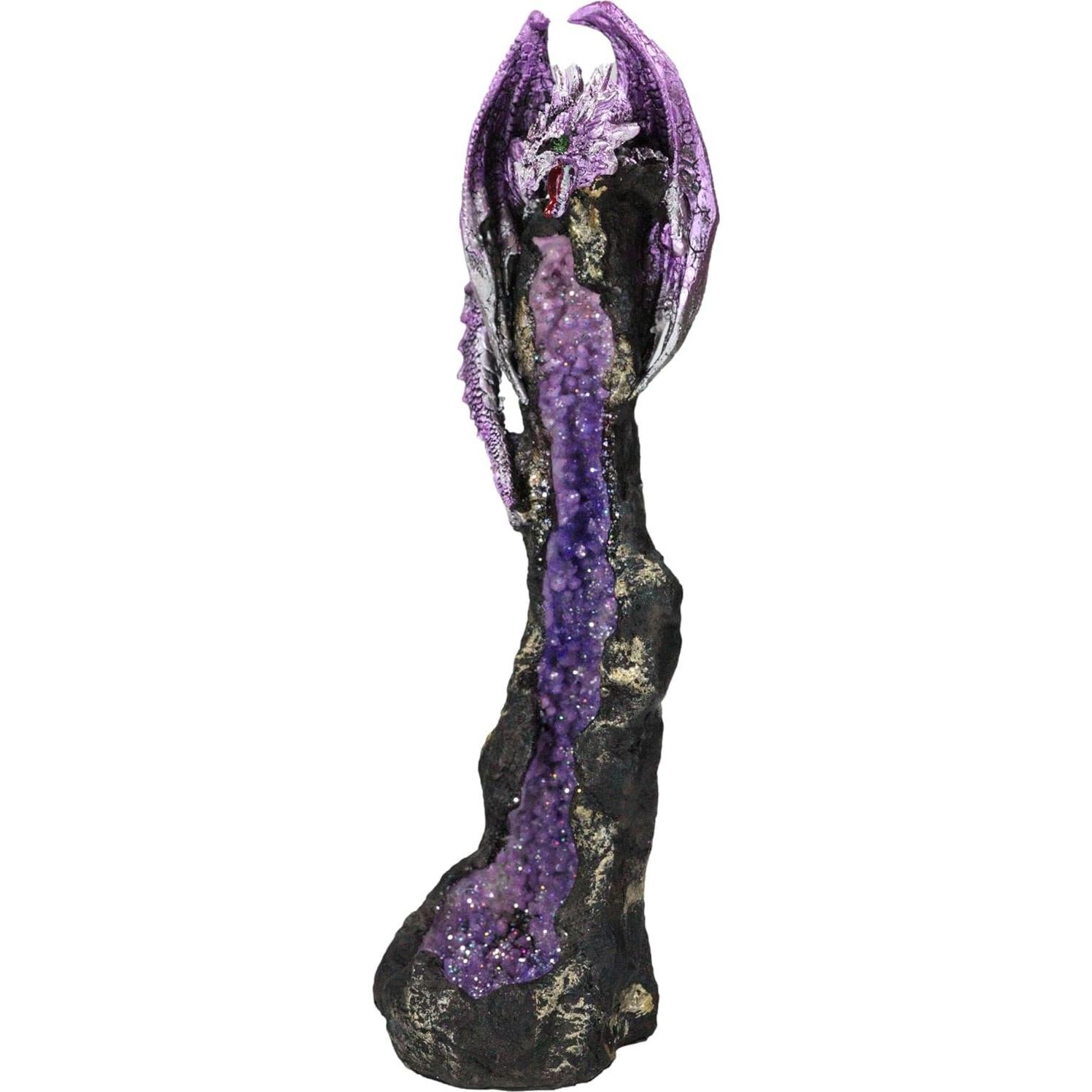 Soporte de Incienso Dragón Púrpura Ebros Gift 26.67 cm