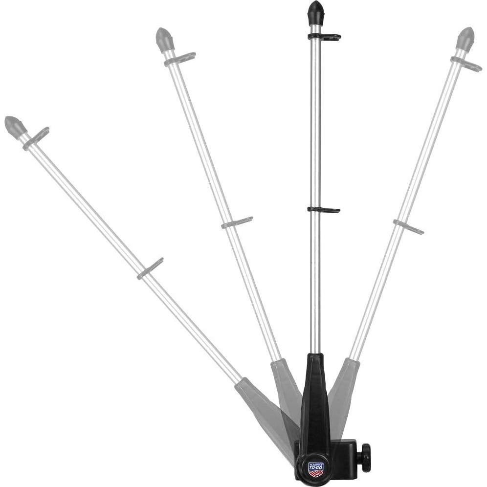 Polo de Bandera para Carro de Golf Flagpole-To-Go Negro