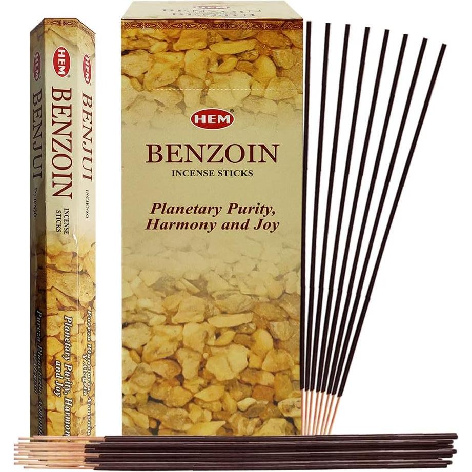 Kit de Incienso Benjuí TRUMIRI con Soporte - 120 Varitas