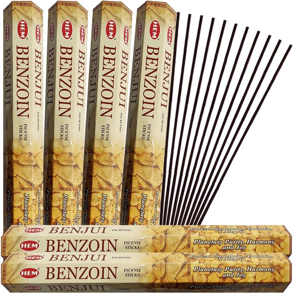 Kit de Incienso Benjuí TRUMIRI con Soporte - 120 Varitas